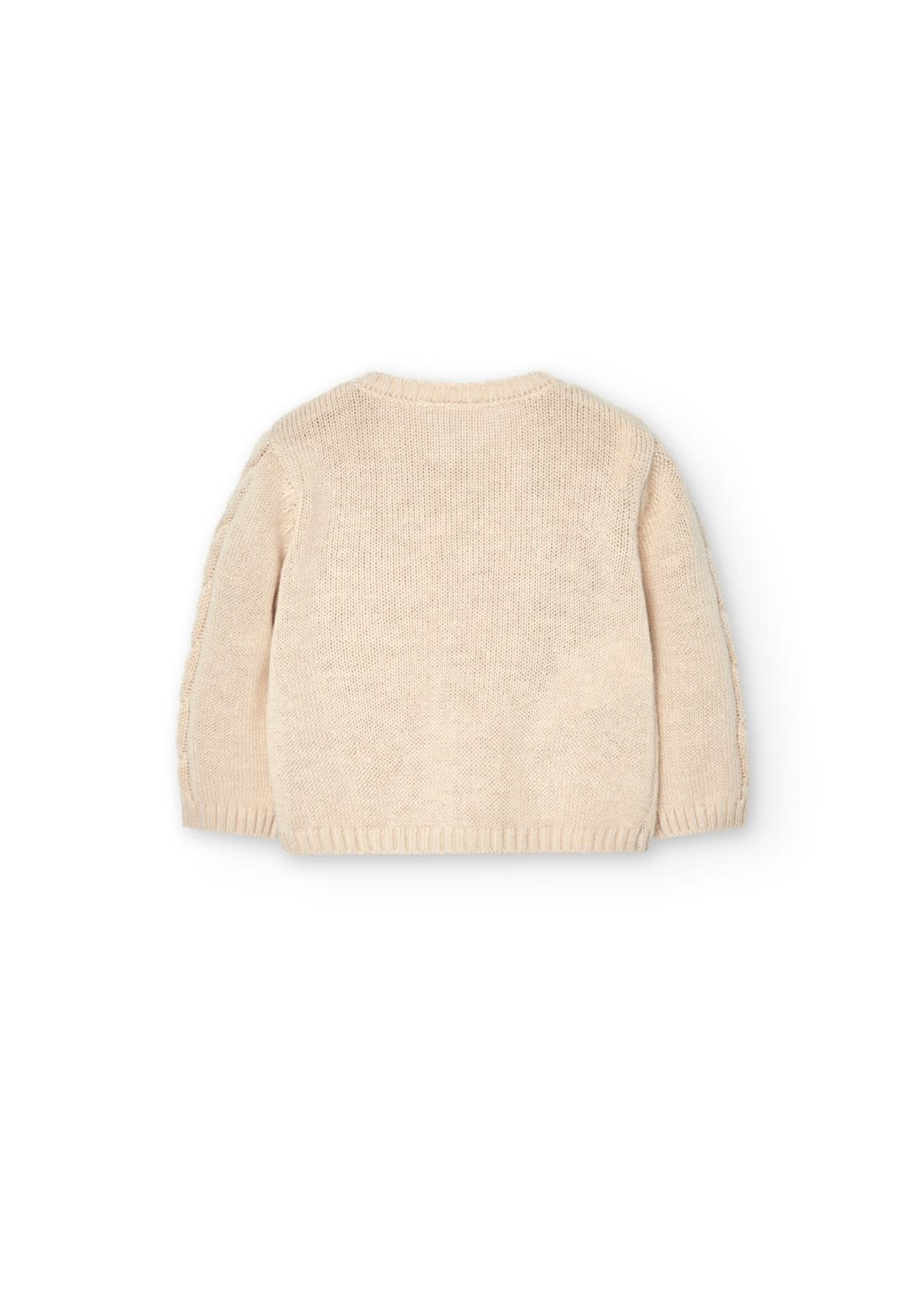 Boboli Boboli Pack knitwear for baby -BCI beige 757188B
