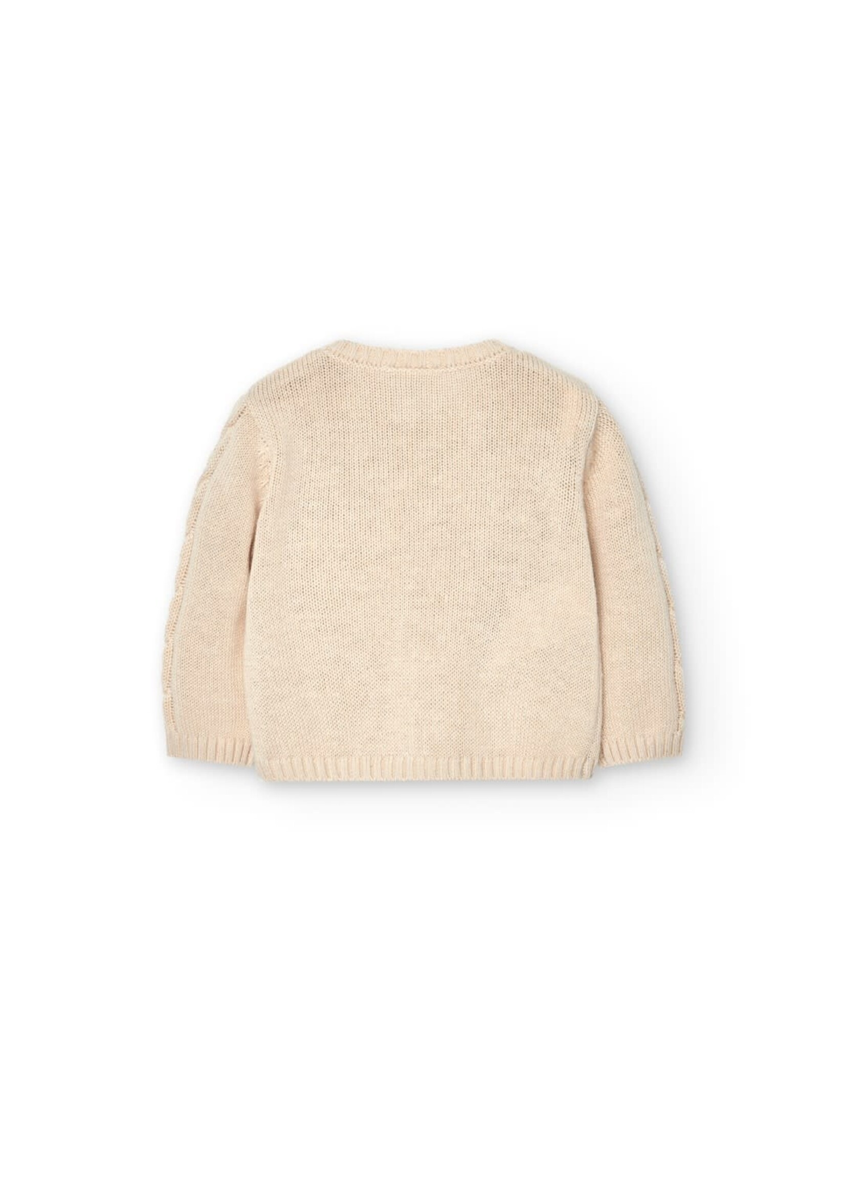 Boboli Pack knitwear for baby -BCI beige 757188B