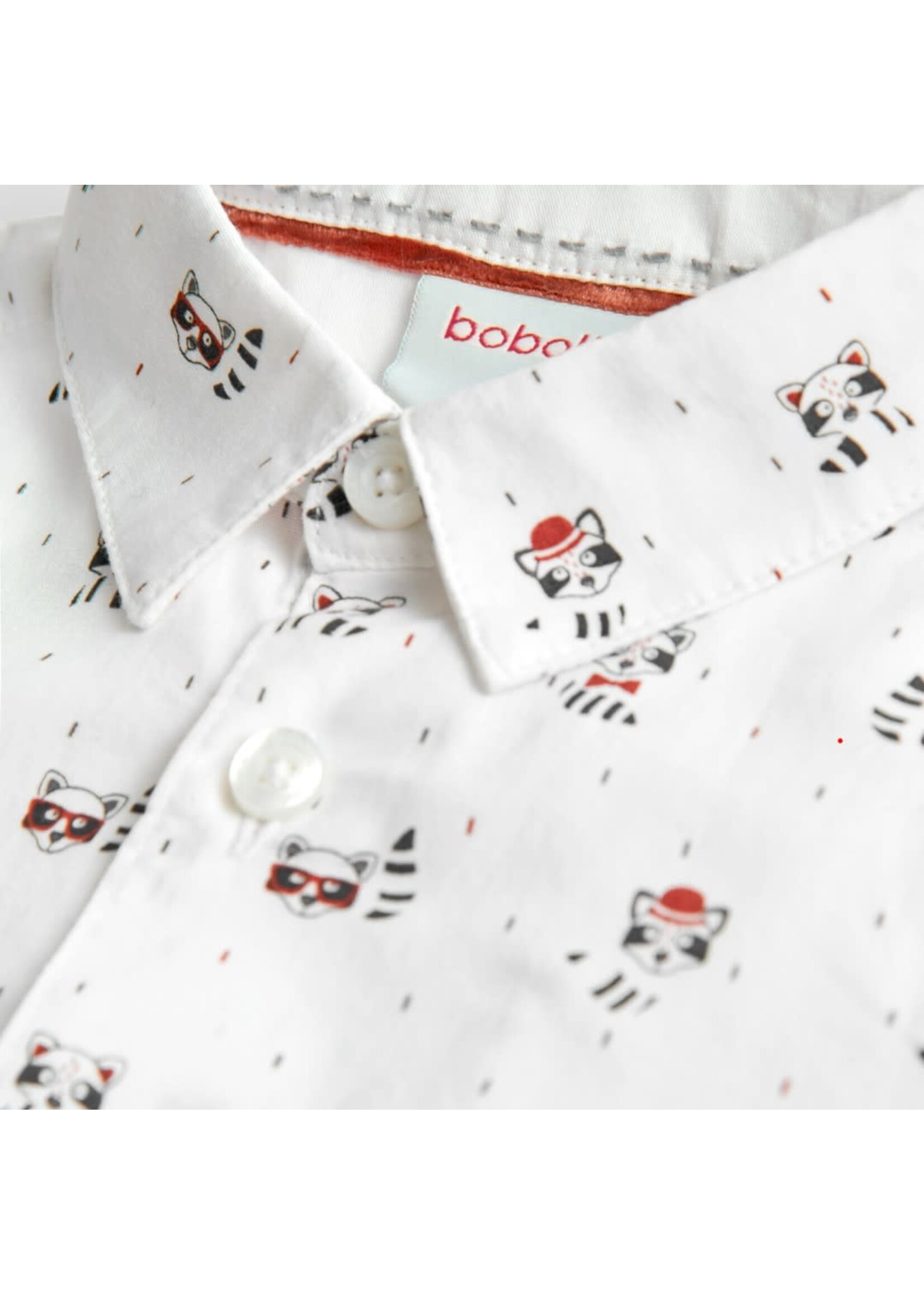 Boboli Poplin shirt for baby boy -BCI print 717016B