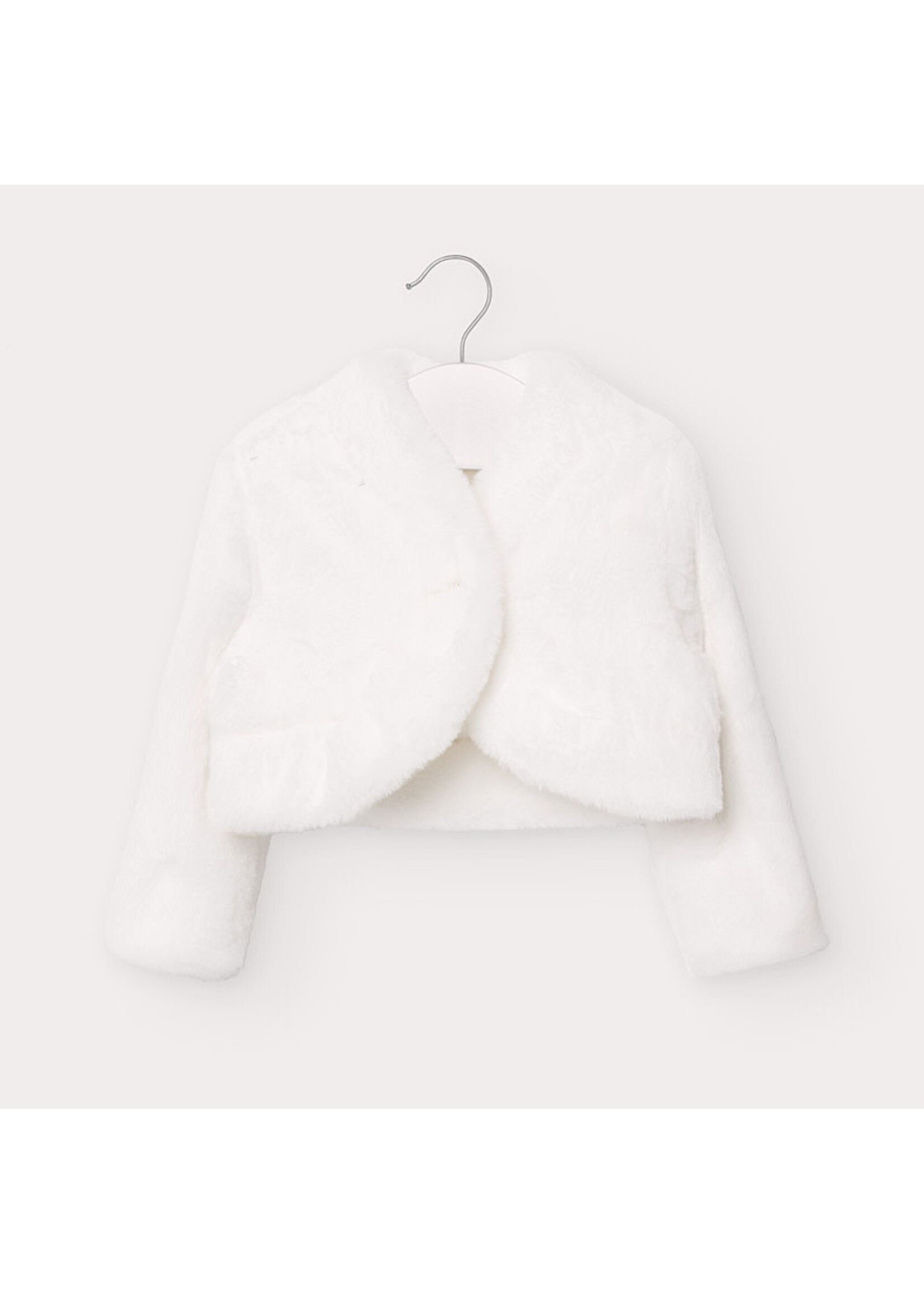 Mayoral Mayoral Furry cardigan Natural - 20 02403