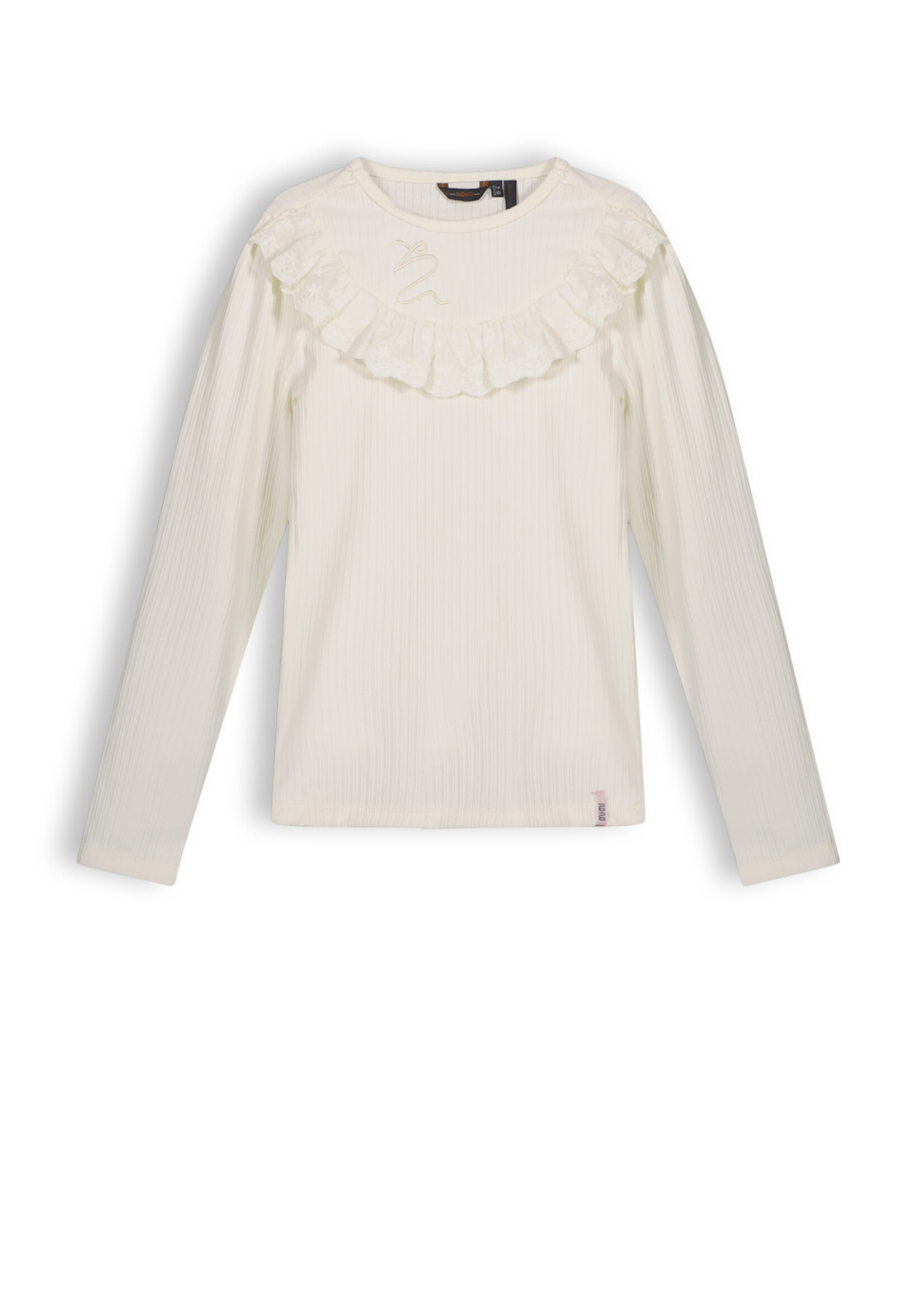 NoNo NoNo NONO Kilian girls tshirt l/sl N309-5414 Pearled Ivory