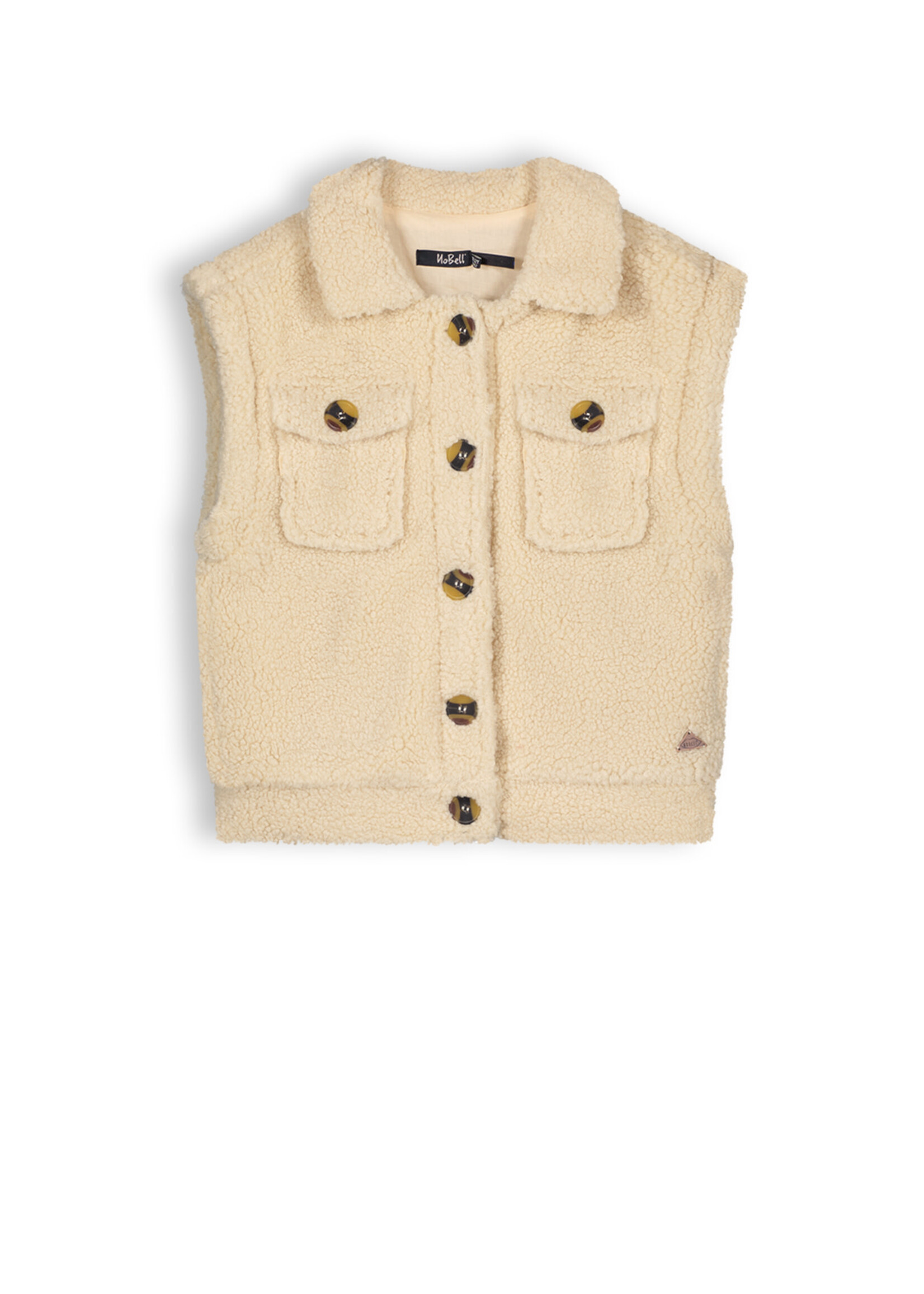 Nobell Nobell NoBell' Beddy girls teddy gilet ivory Q309-3321 Pearled Ivory