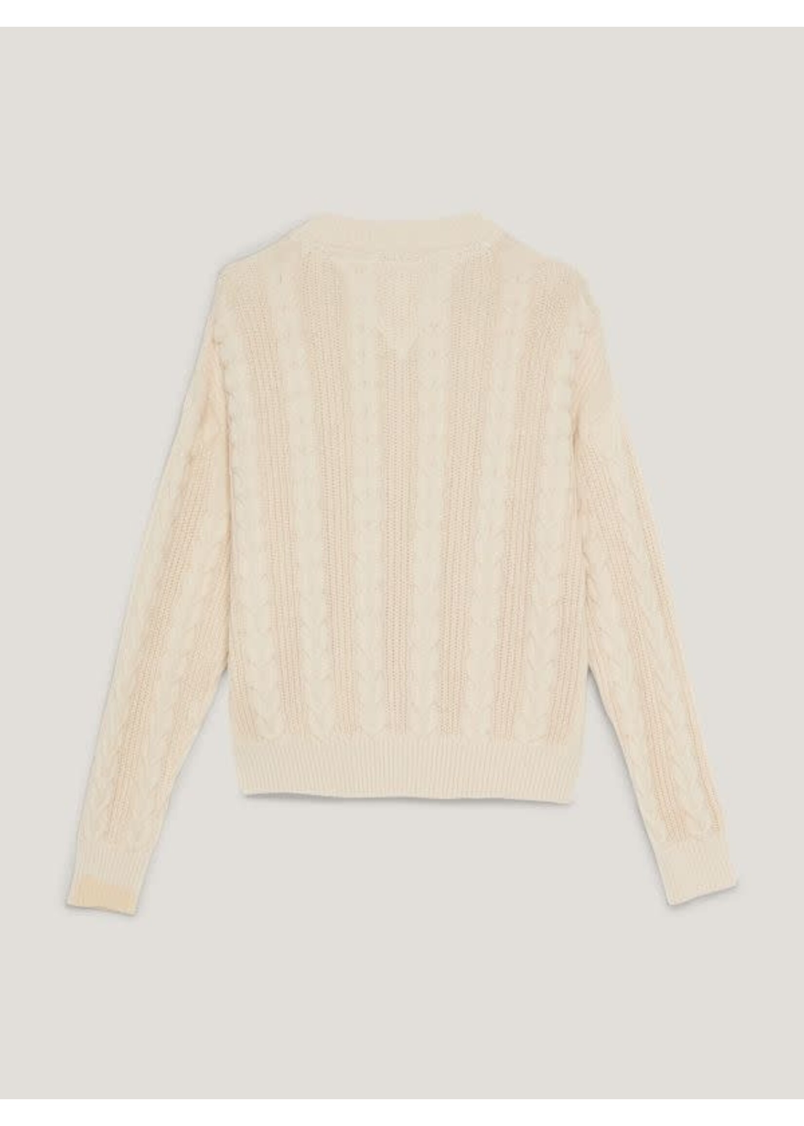 Tommy Hilfiger Tommy Hilfiger CABLE CARDIGAN KG0KG07628ABH CASHMERE CREME