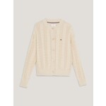 Tommy Hilfiger Tommy Hilfiger CABLE CARDIGAN KG0KG07628ABH CASHMERE CREME