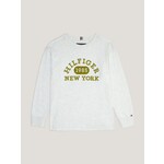 Tommy Hilfiger Tommy Hilfiger VARSITY TEE L/S KB0KB08549P1N NEW LIGHT GREY HEATHER