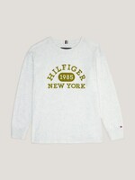 Tommy Hilfiger Tommy Hilfiger VARSITY TEE L/S KB0KB08549P1N NEW LIGHT GREY HEATHER