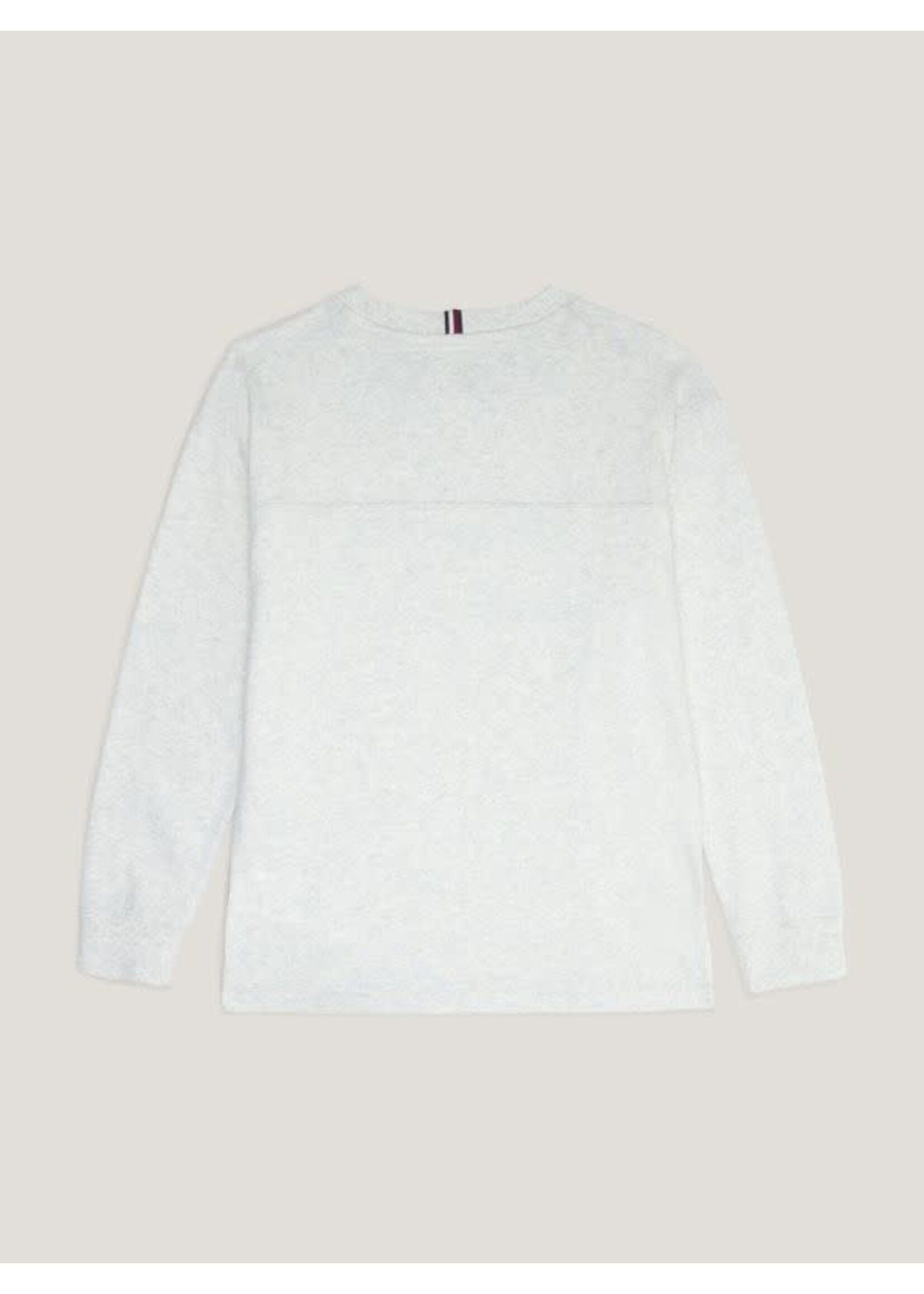 Tommy Hilfiger Tommy Hilfiger VARSITY TEE L/S KB0KB08549P1N NEW LIGHT GREY HEATHER