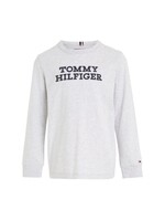 Tommy Hilfiger Tommy Hilfiger TOMMY HILFIGER LOGO TEE L/S KB0KB08554P1N NEW LIGHT GREY HEATHER