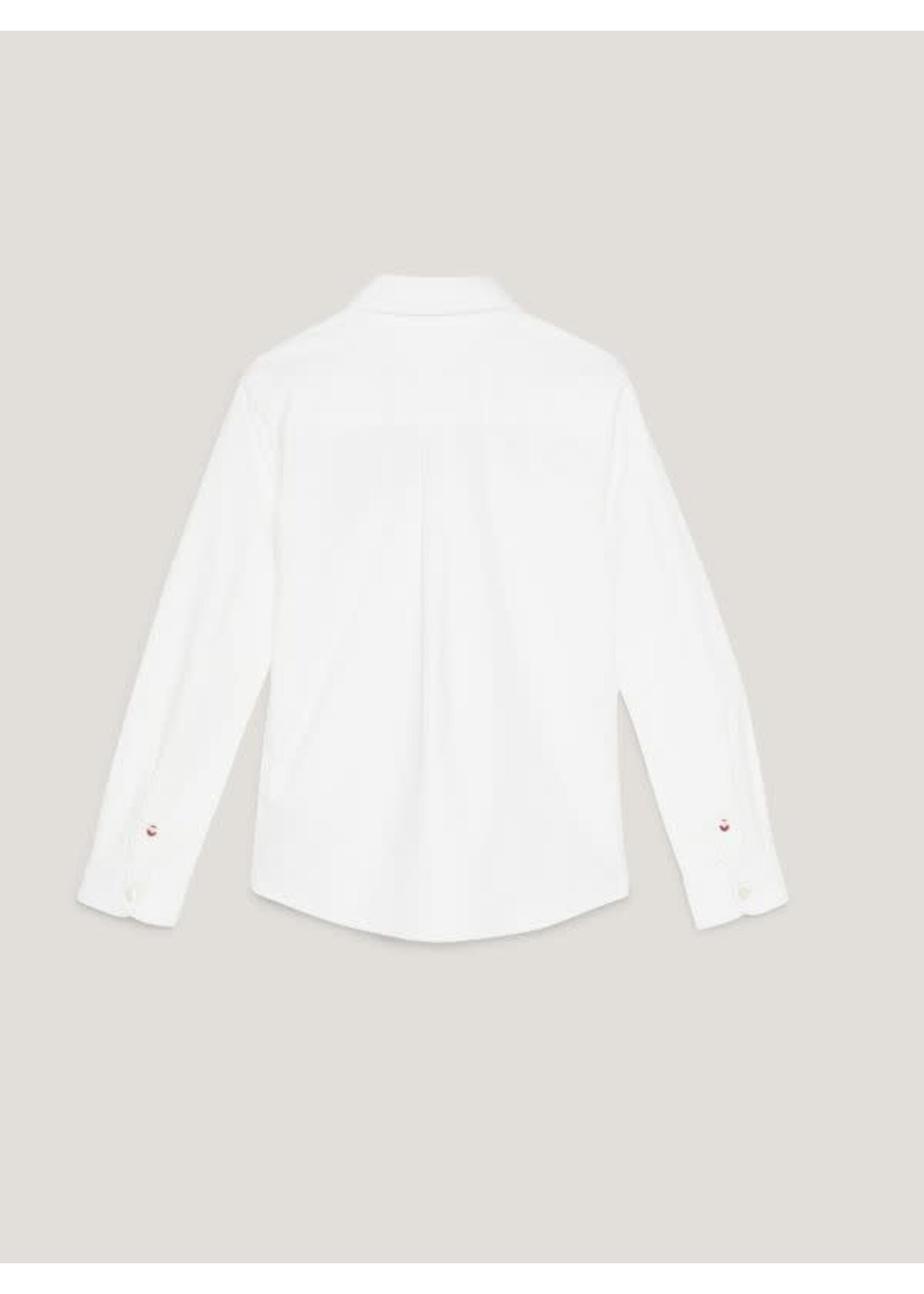 Tommy Hilfiger Tommy Hilfiger VARSITY OXFORD SHIRT L/S KB0KB08516YBR WHITE