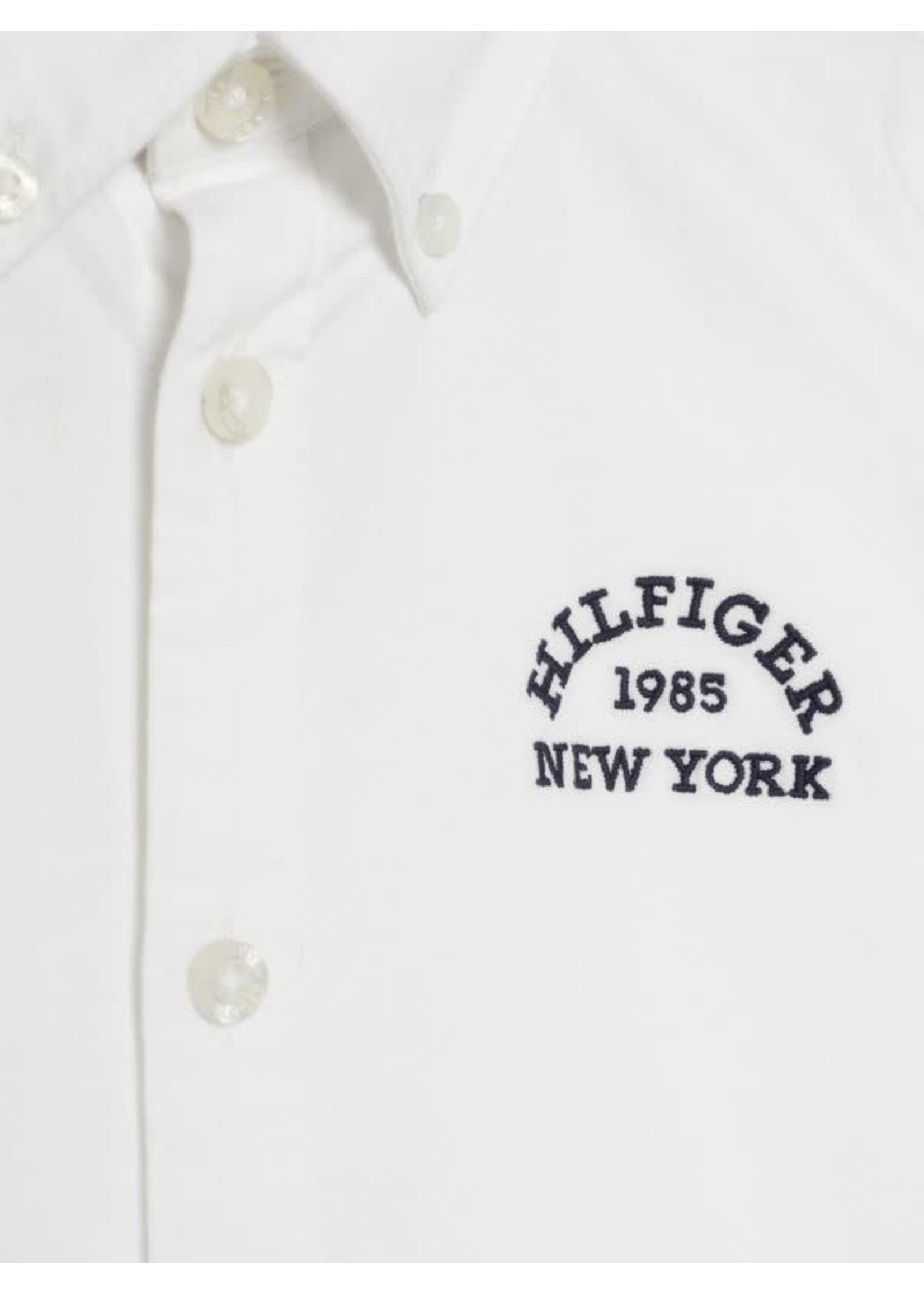 Tommy Hilfiger Tommy Hilfiger VARSITY OXFORD SHIRT L/S KB0KB08516YBR WHITE