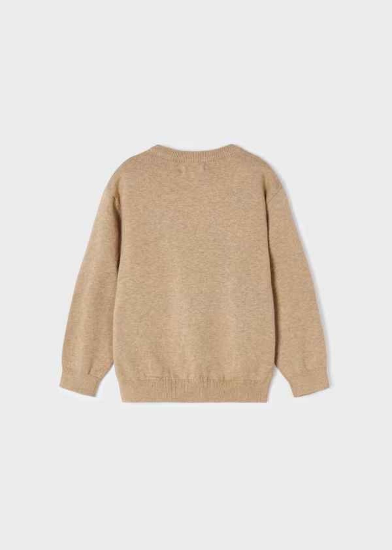 Mayoral Mayoral Basic cotton jumper w/round H. Boletus - 23 00323