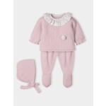 Mac Ilusion Mac Ilusion Traje 3P Canesú conejitos "DELICADEZA" Orquidea