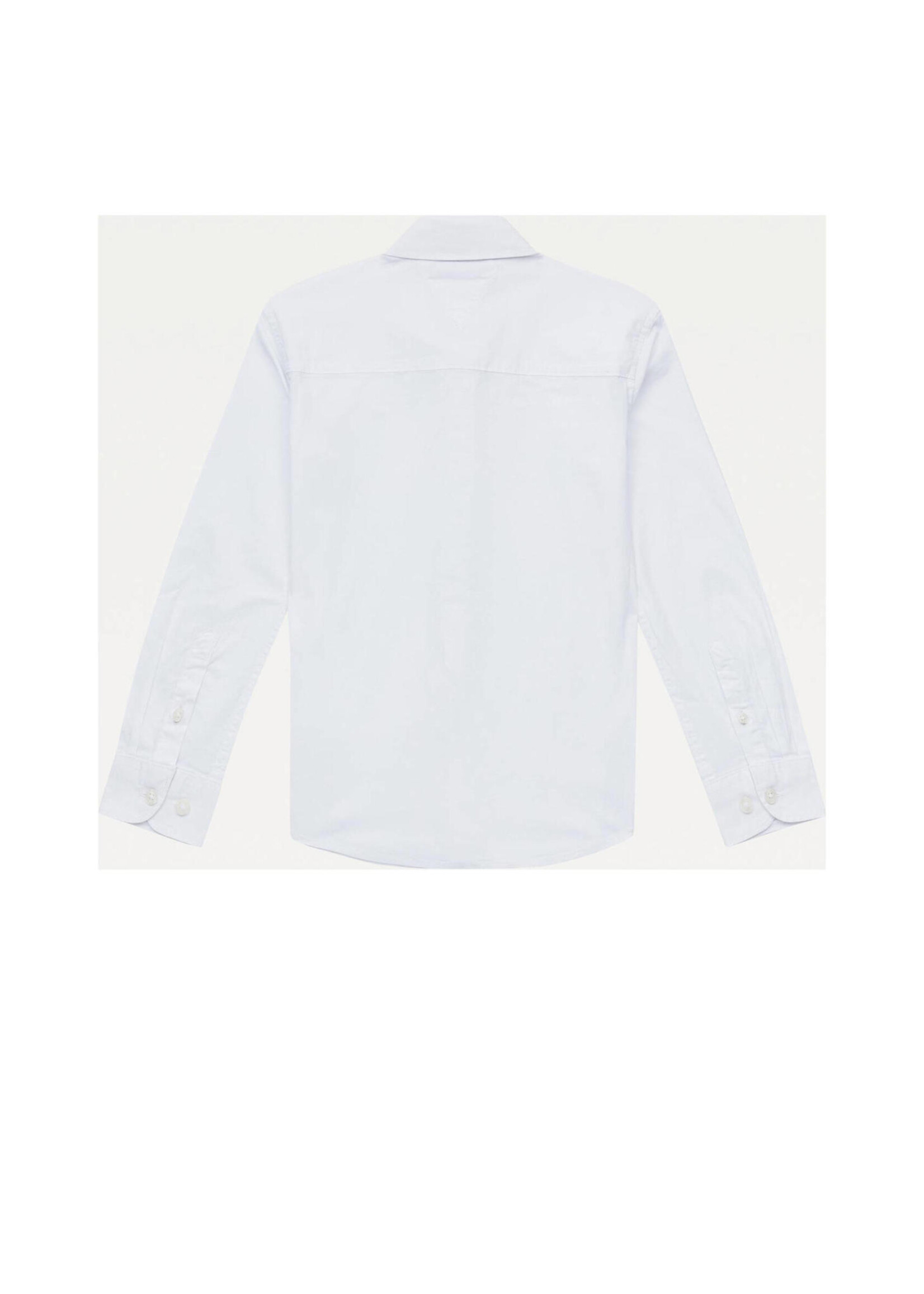 Tommy Hilfiger Tommy Hilfiger DOBBY CEREMONIAL SHIRT L/S KB0KB08618YBR WHITE