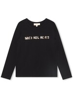 Michael Kors Michael Kors T-SHIRT LANGE MOUWEN R15195 ZWART