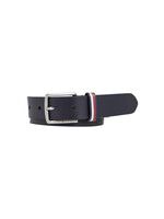 Tommy Hilfiger Tommy Hilfiger LEATHER BELT AU0AU01741DW6 SPACE BLUE