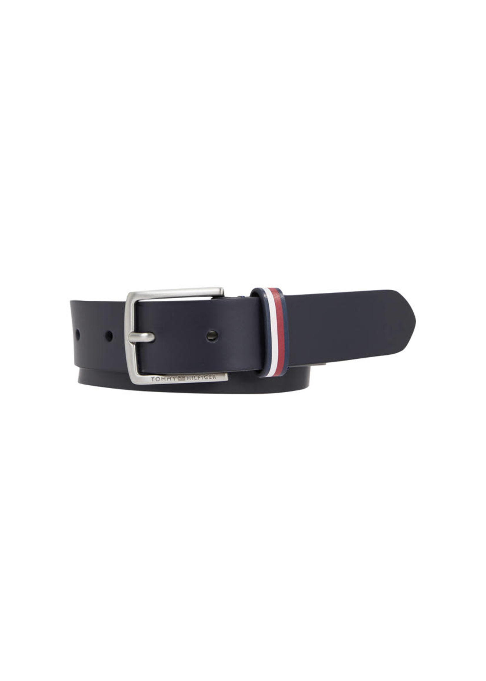 Tommy Hilfiger Tommy Hilfiger LEATHER BELT AU0AU01741DW6 SPACE BLUE