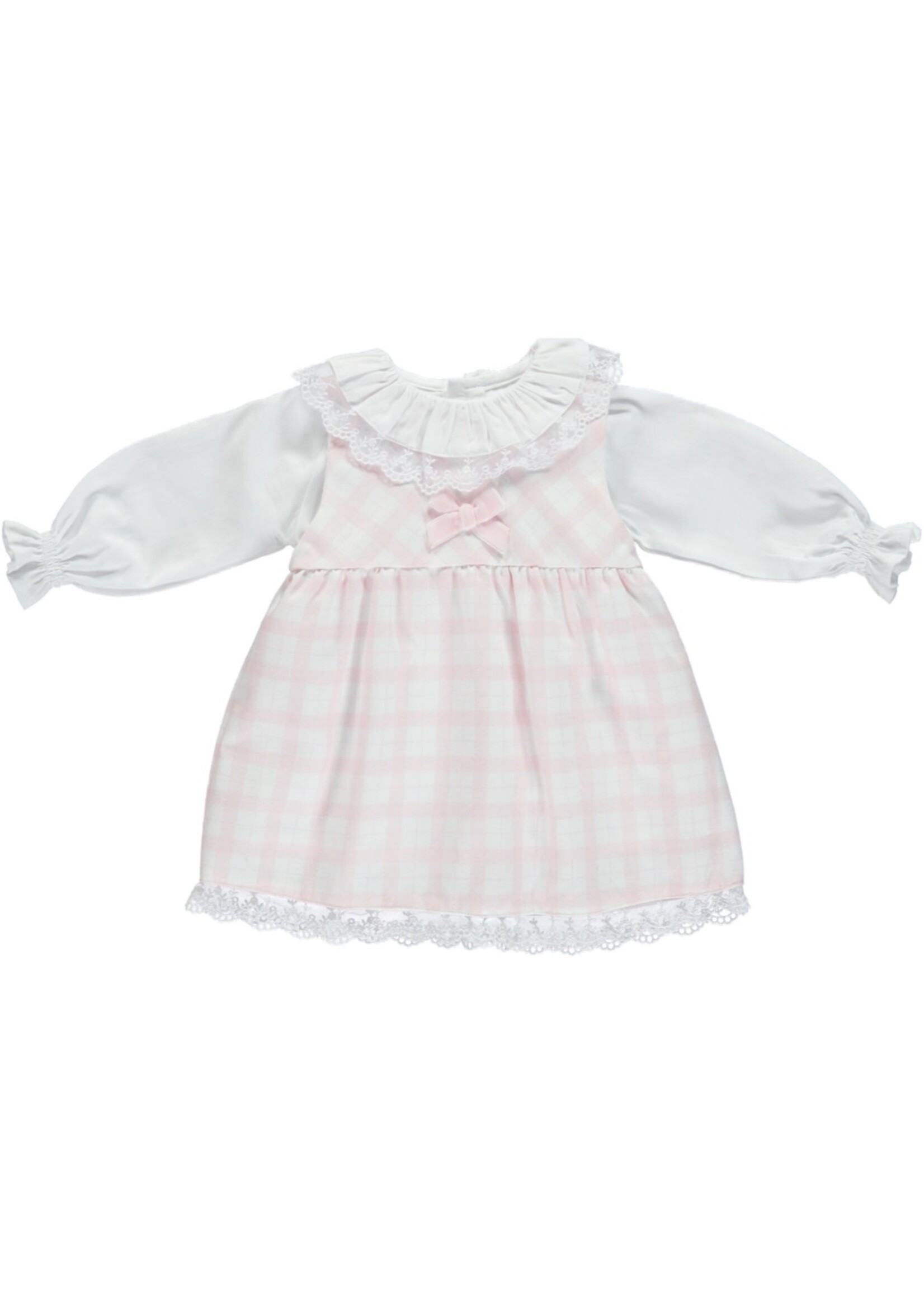 Deolinda Deolinda dress pink white set