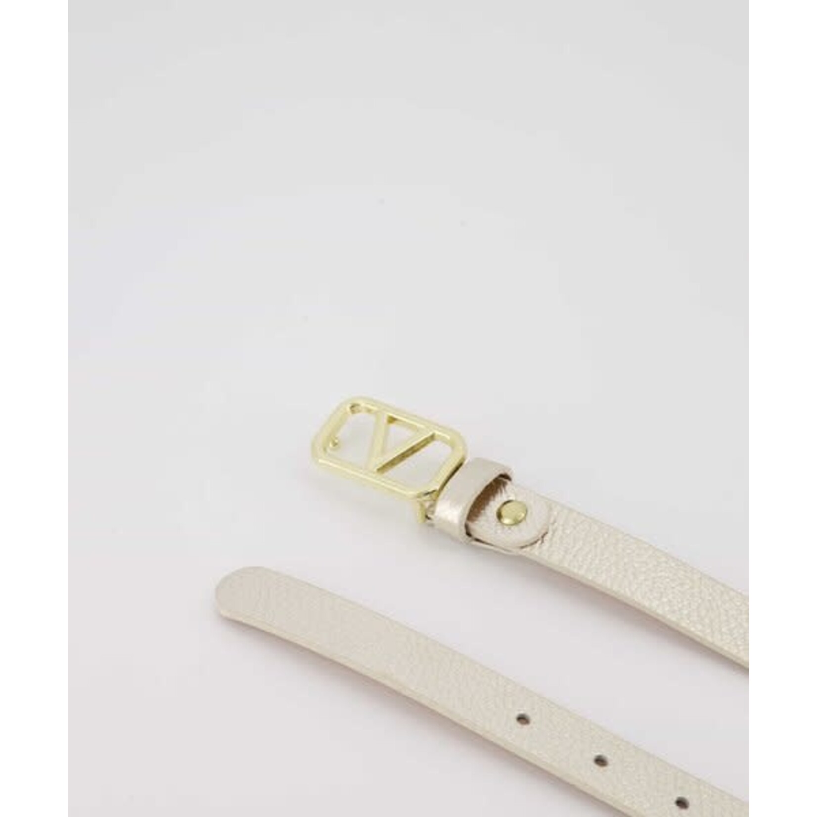 Riem Leer v goud 2 cm V