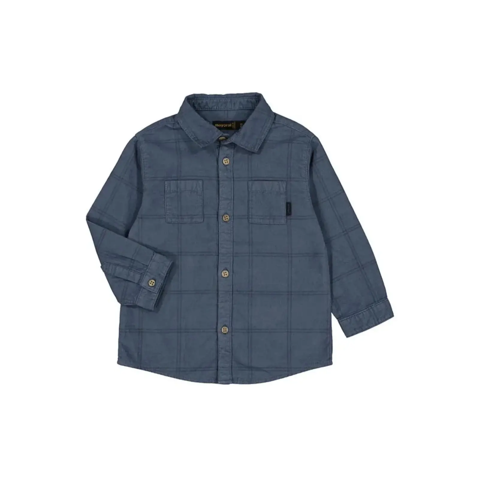 Mayoral Mayoral L/s corduroy overshirt Dark arcti - 23 02174