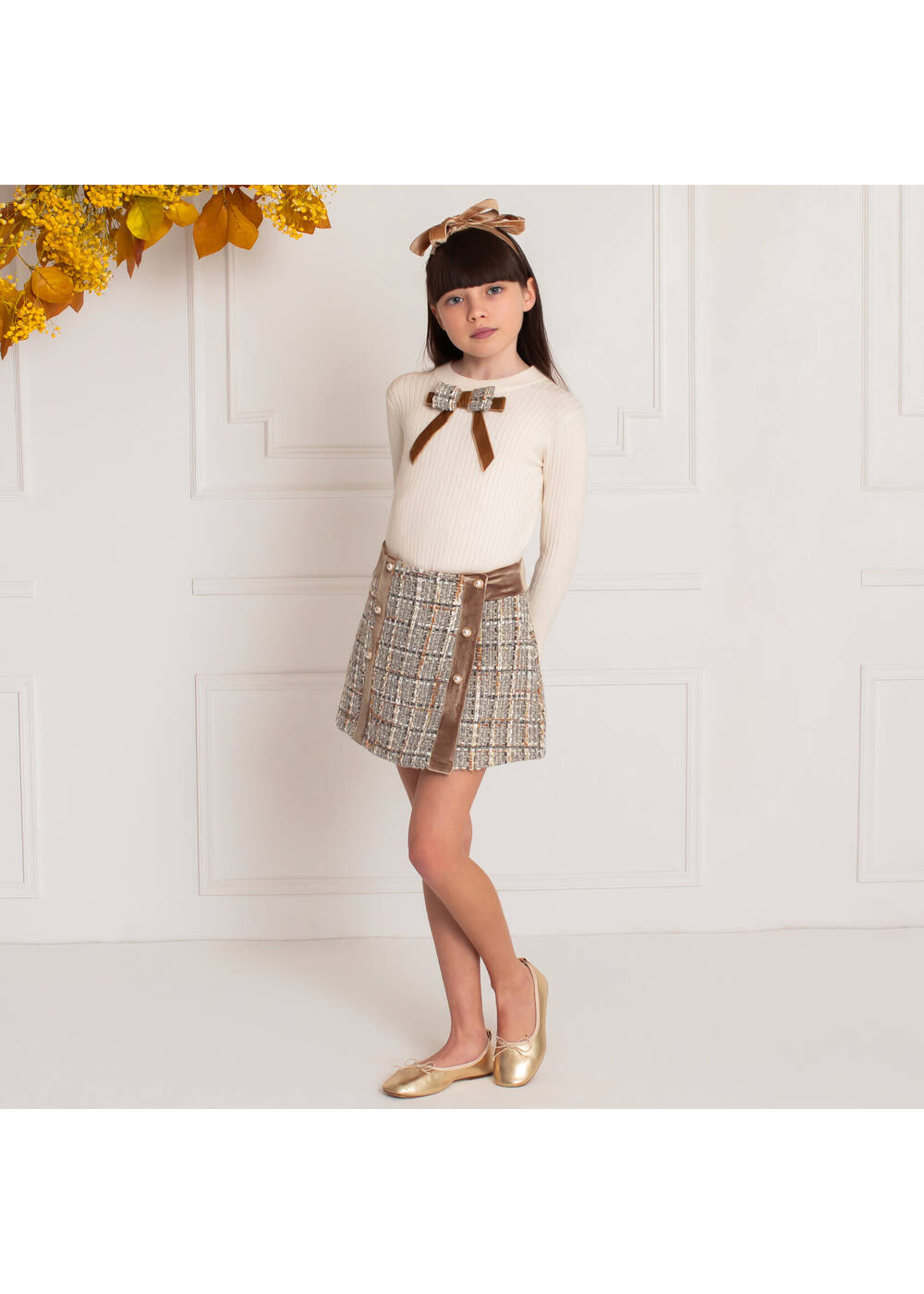 Patachou Patachou 3733551 GREY/OCHRE TWEED F23-72