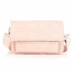 Schoudertas gewatteerd met sluiting   roze  21.5*12*6cm