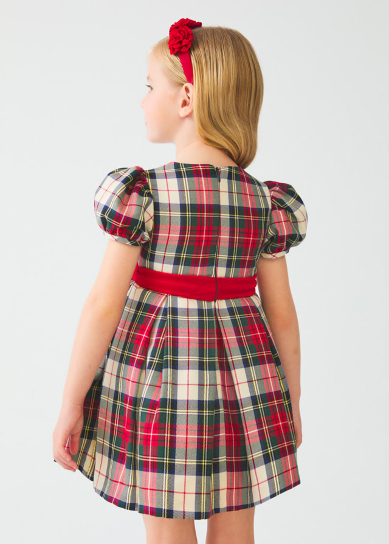 Abel & Lula Abel & Lula Plaid dress Red - 22 05539