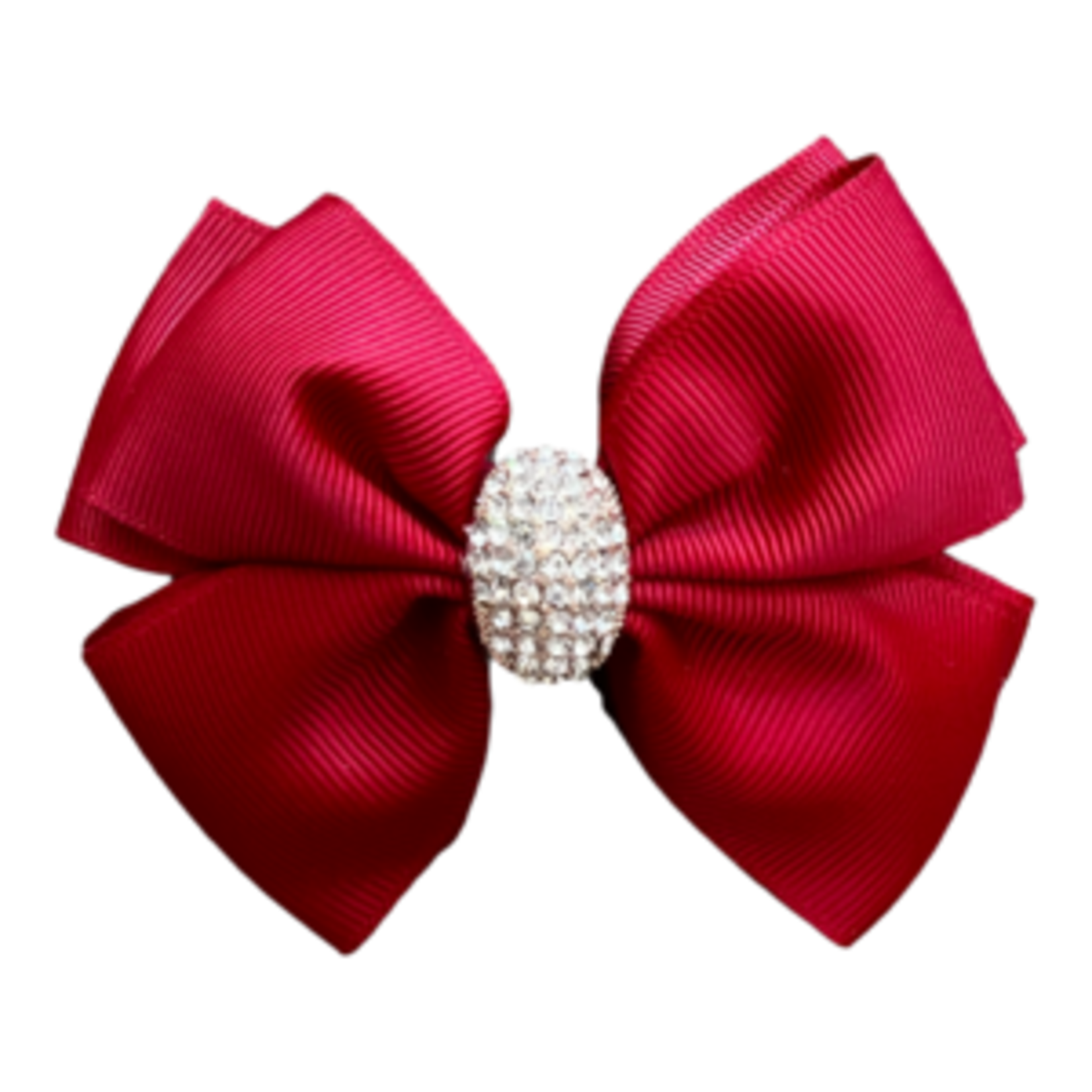 Prinsessefin Prinsessefin Bow  bordeaux stone Swarosky