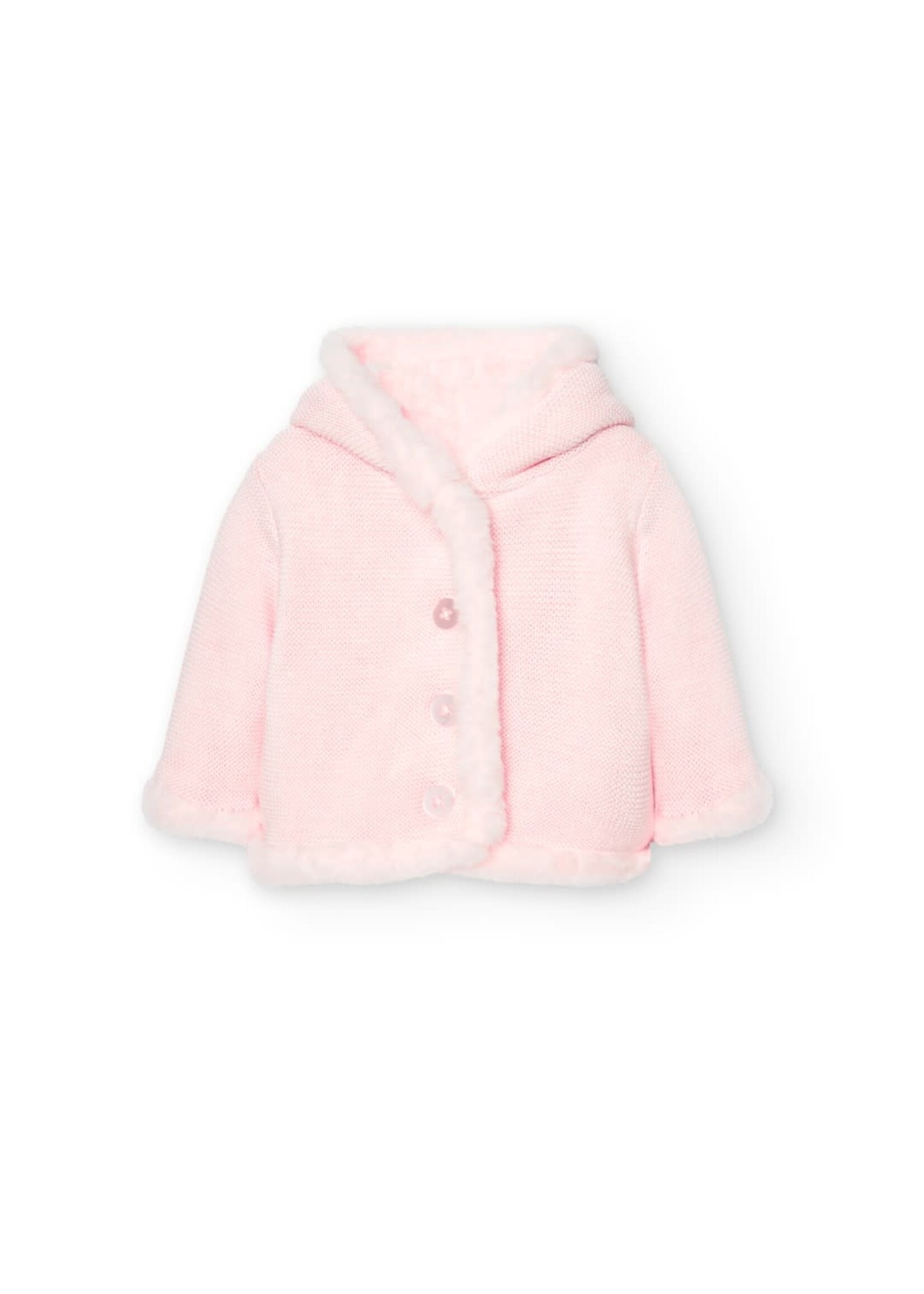 Boboli Jacket reversible for baby girl -BCI ROSE 747008B