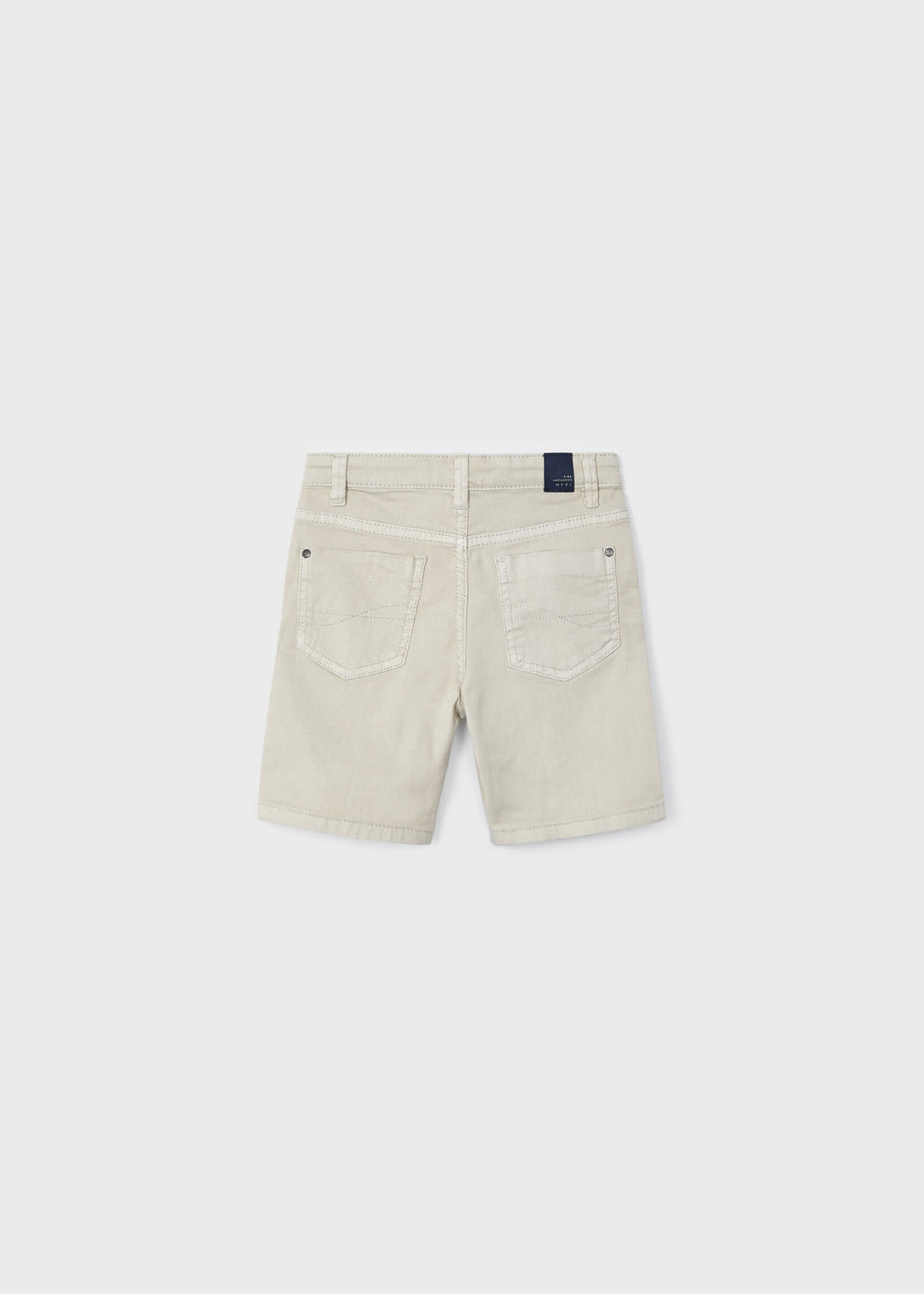 Mayoral Mayoral Stretch twill shorts Stone - 23 03235