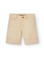 Boboli Satin bermuda shorts stretch for boy beig 736220