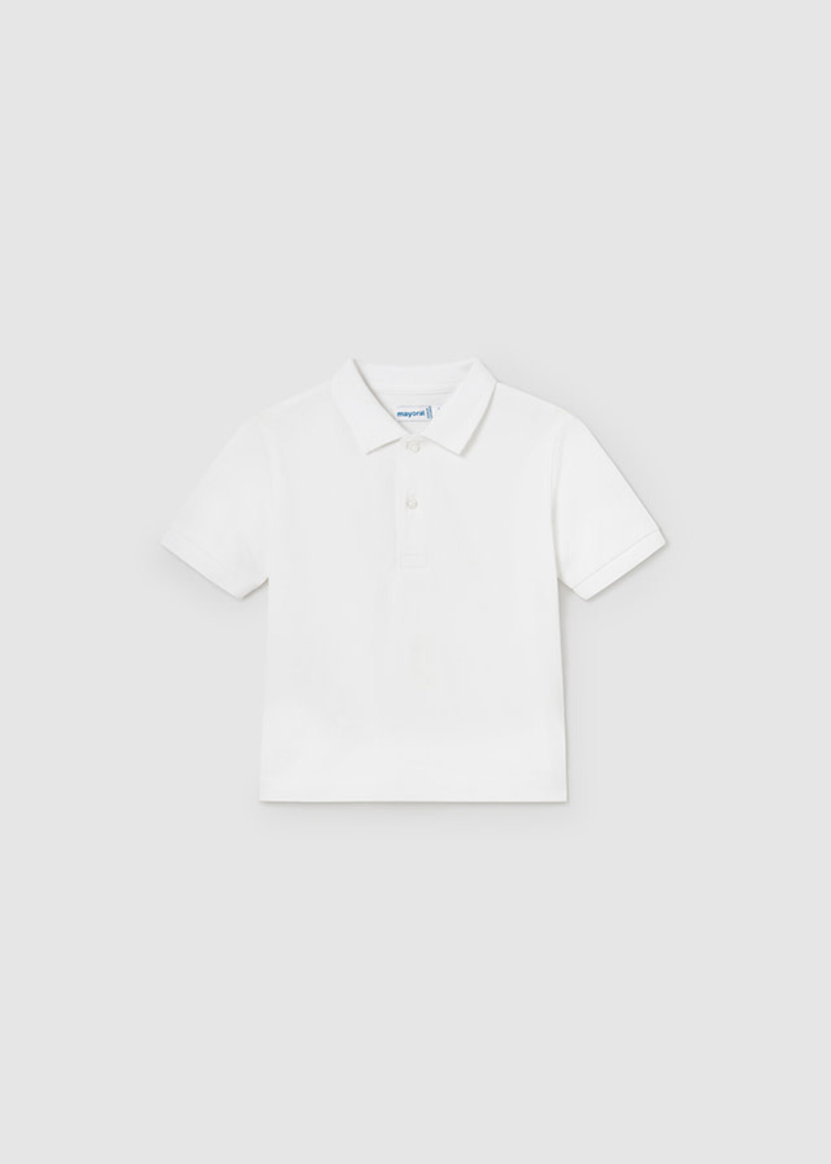 Mayoral Mayoral Basic s/s polo White - 24 00102