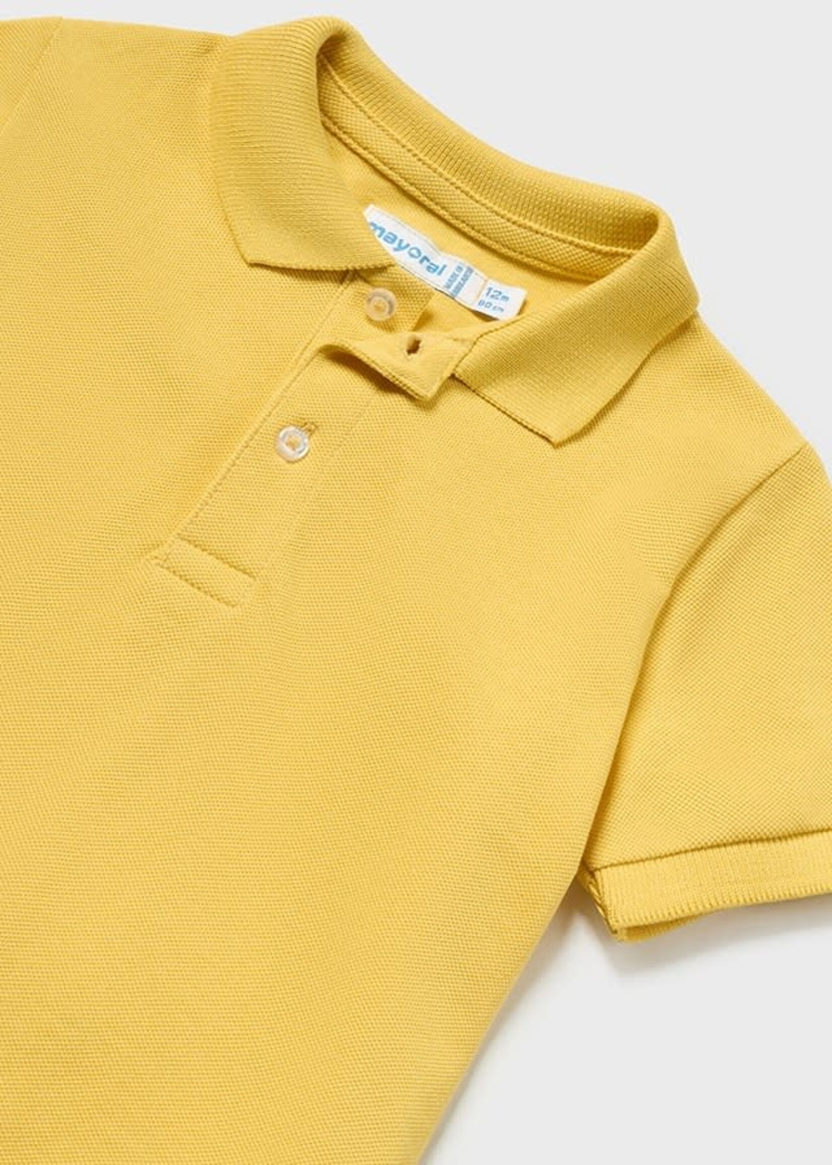 Mayoral Mayoral Basic s/s polo Banana - 24 00102