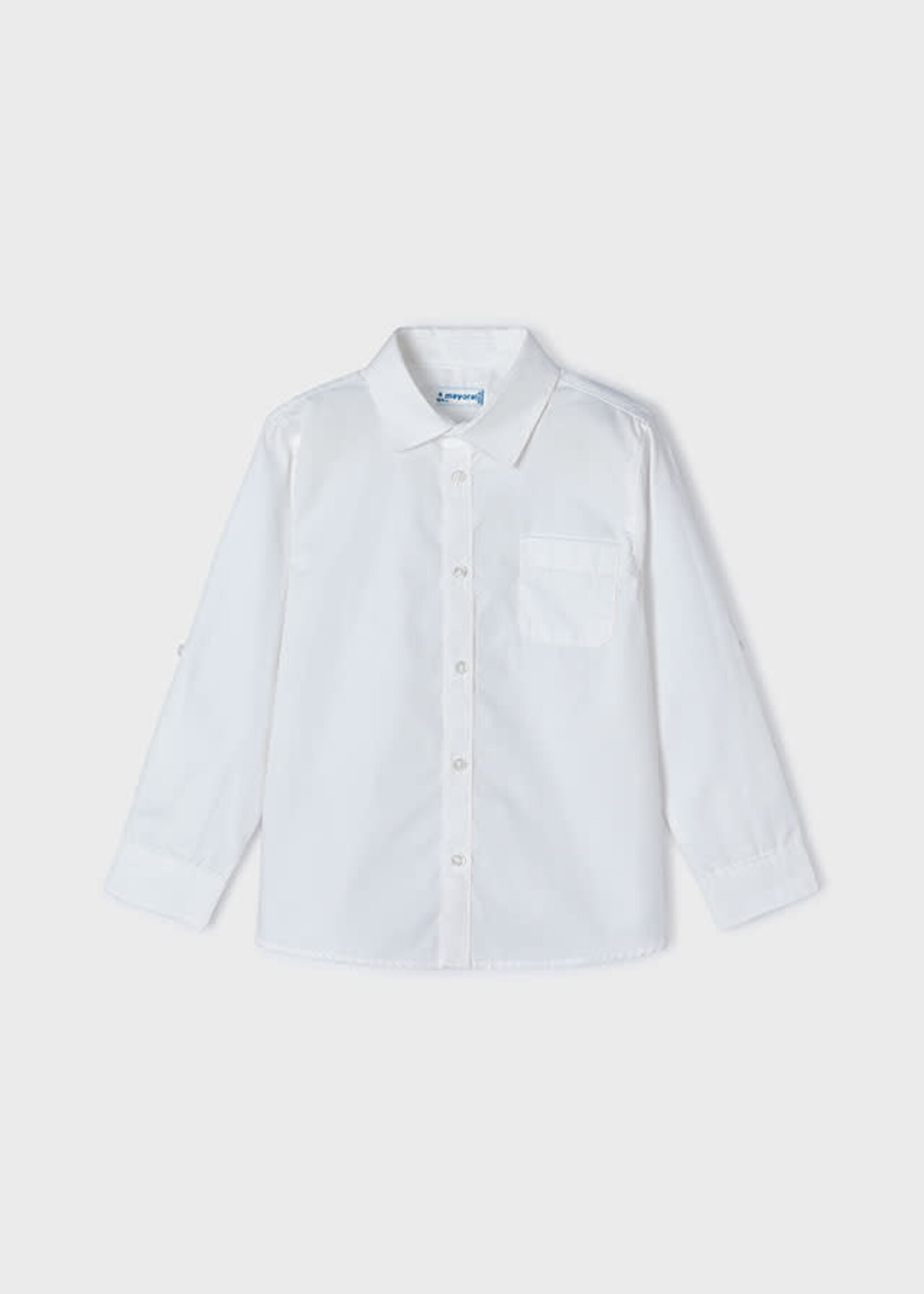 Mayoral Mayoral Basic l/s shirt White - 24 00140