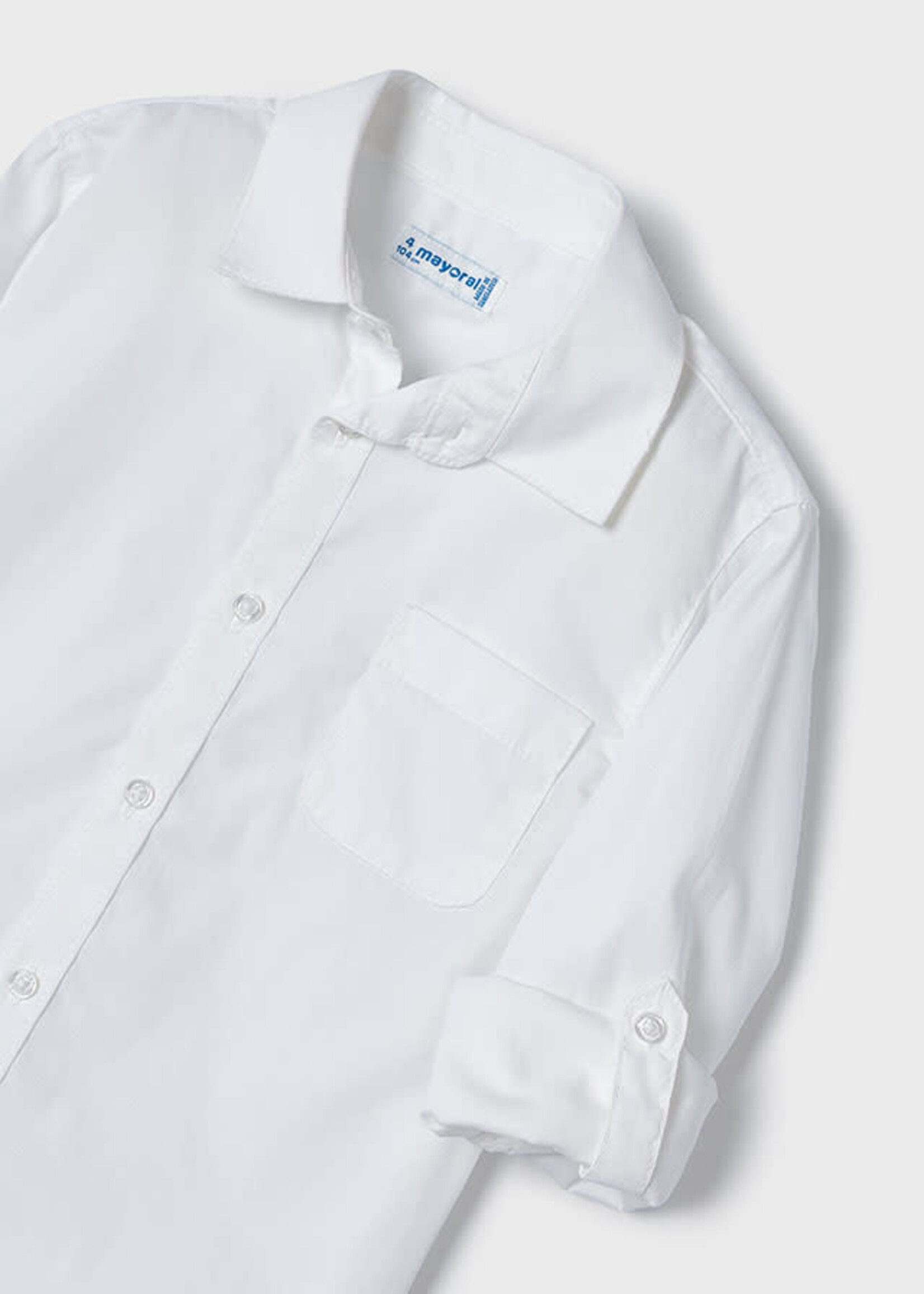 Mayoral Mayoral Basic l/s shirt White - 24 00140