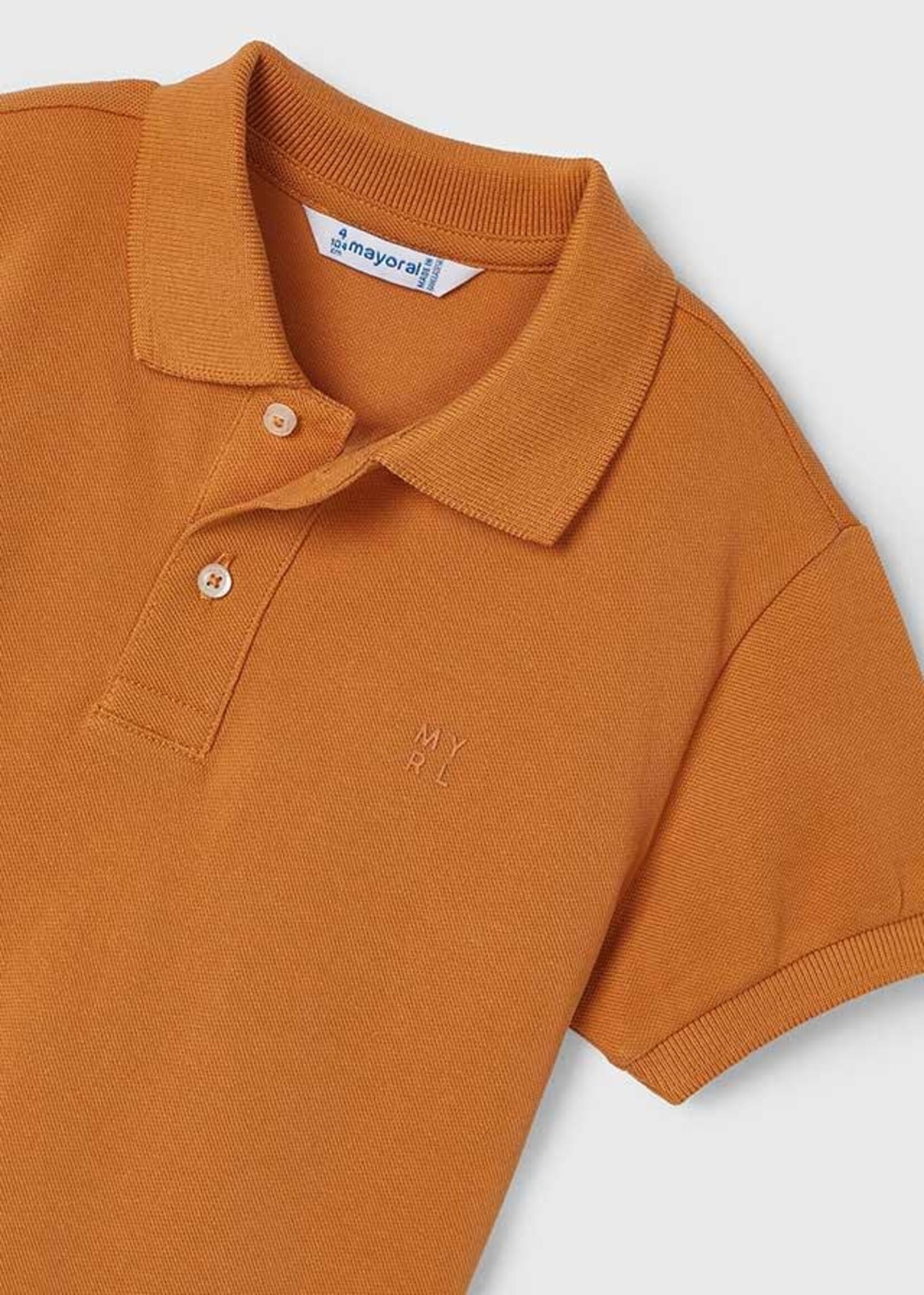 Mayoral Mayoral Basic s/s polo Paprika - 24 00150