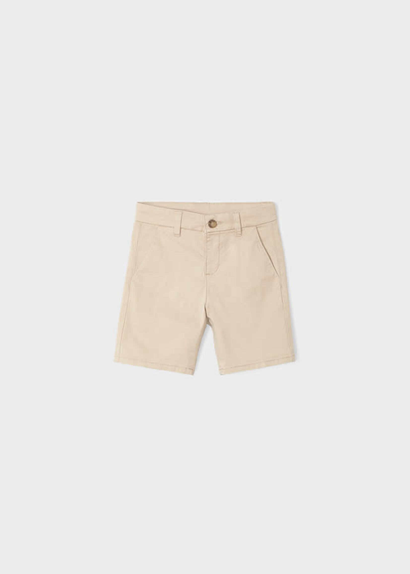 Mayoral Mayoral Basic twill chino shorts Sesame - 24 00202