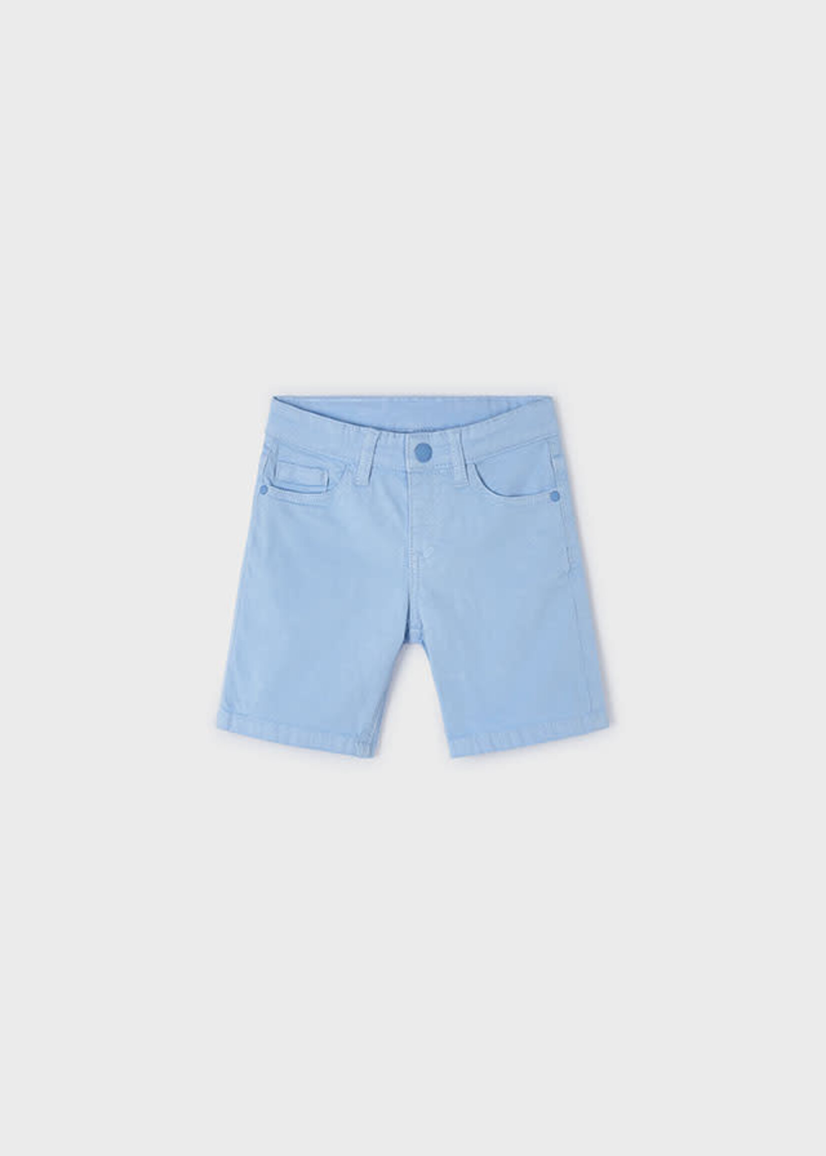 Mayoral Mayoral Basic 5 pockets twill shorts Powder blu - 24 00204