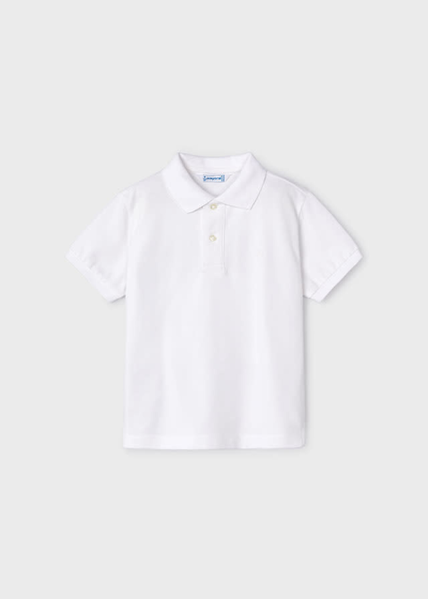 Mayoral Mayoral Basic s/s polo White - 24 00150