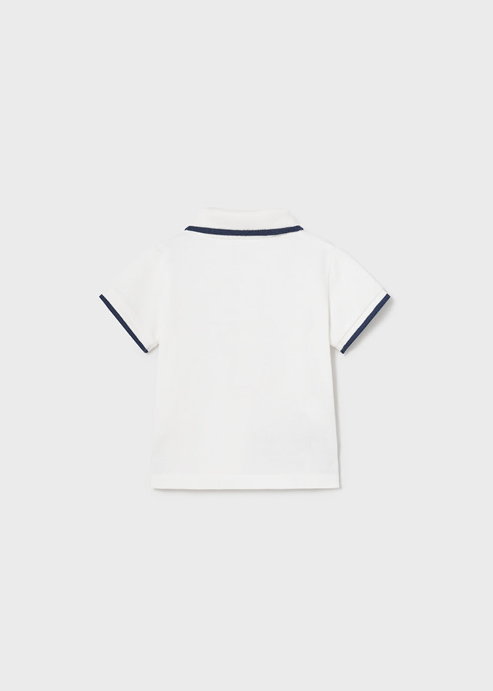 Mayoral Mayoral Basic s/s polo White - 24 00190