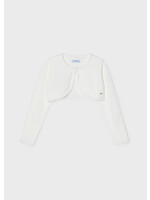 Mayoral Mayoral Basic knit bolero Natural - 24 00320
