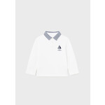 Mayoral Mayoral L/s polo White - 24 01109