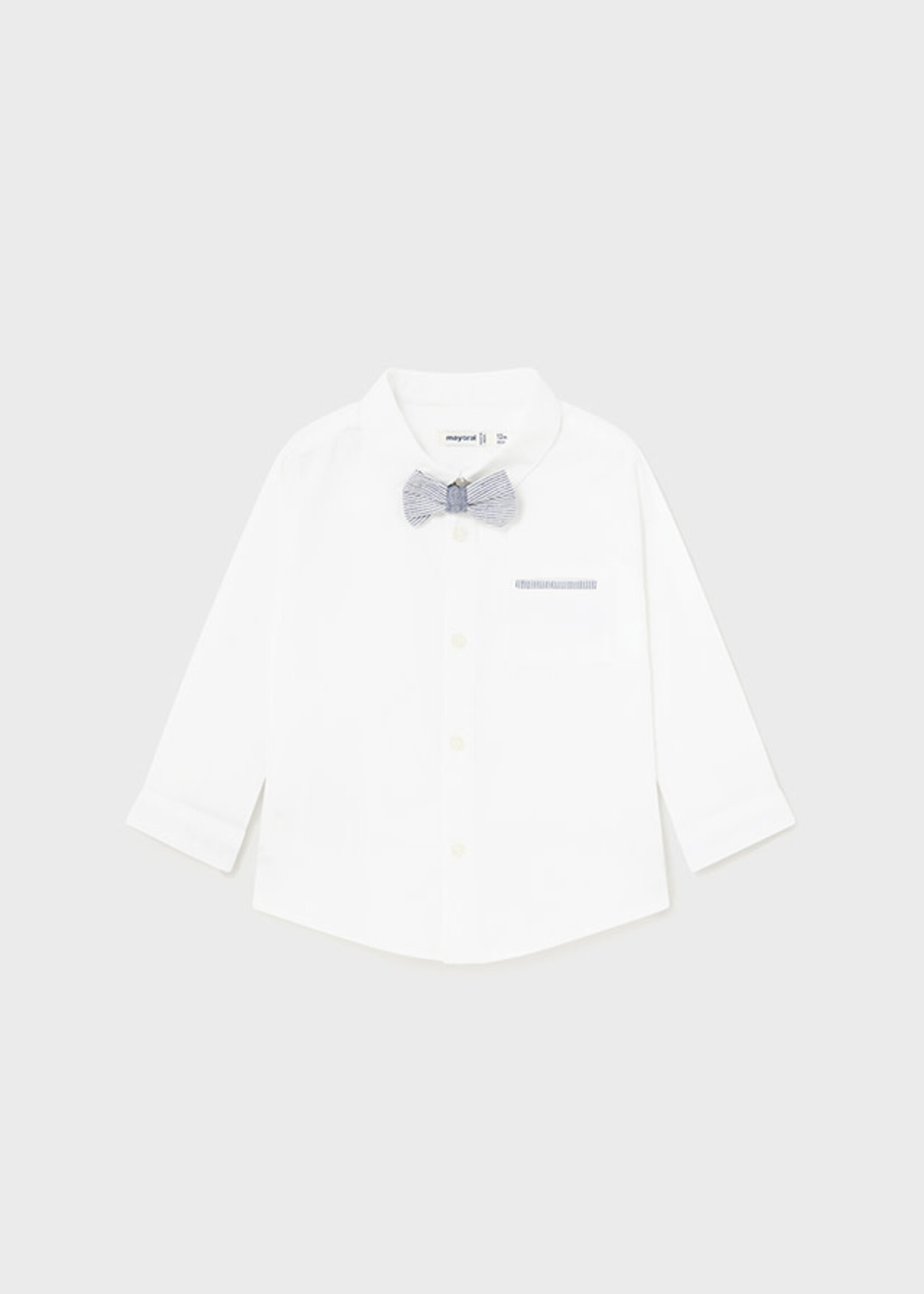 Mayoral Mayoral L/s dressy shirt White - 24 01116