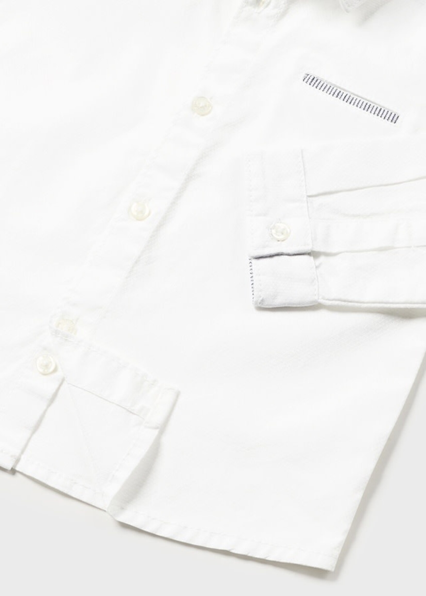 Mayoral Mayoral L/s dressy shirt White - 24 01116