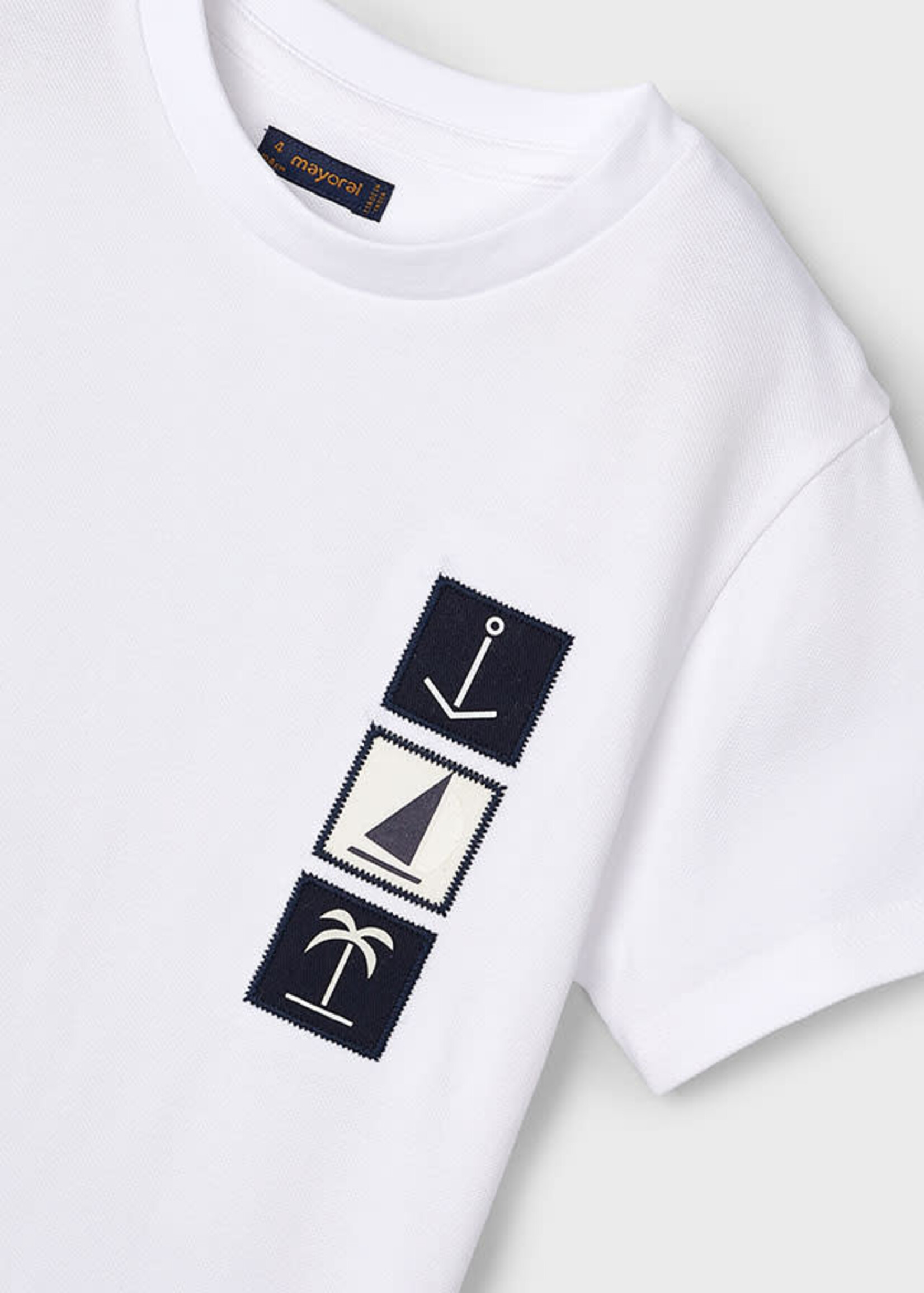 Mayoral Mayoral S/s t-shirt White - 24 03001