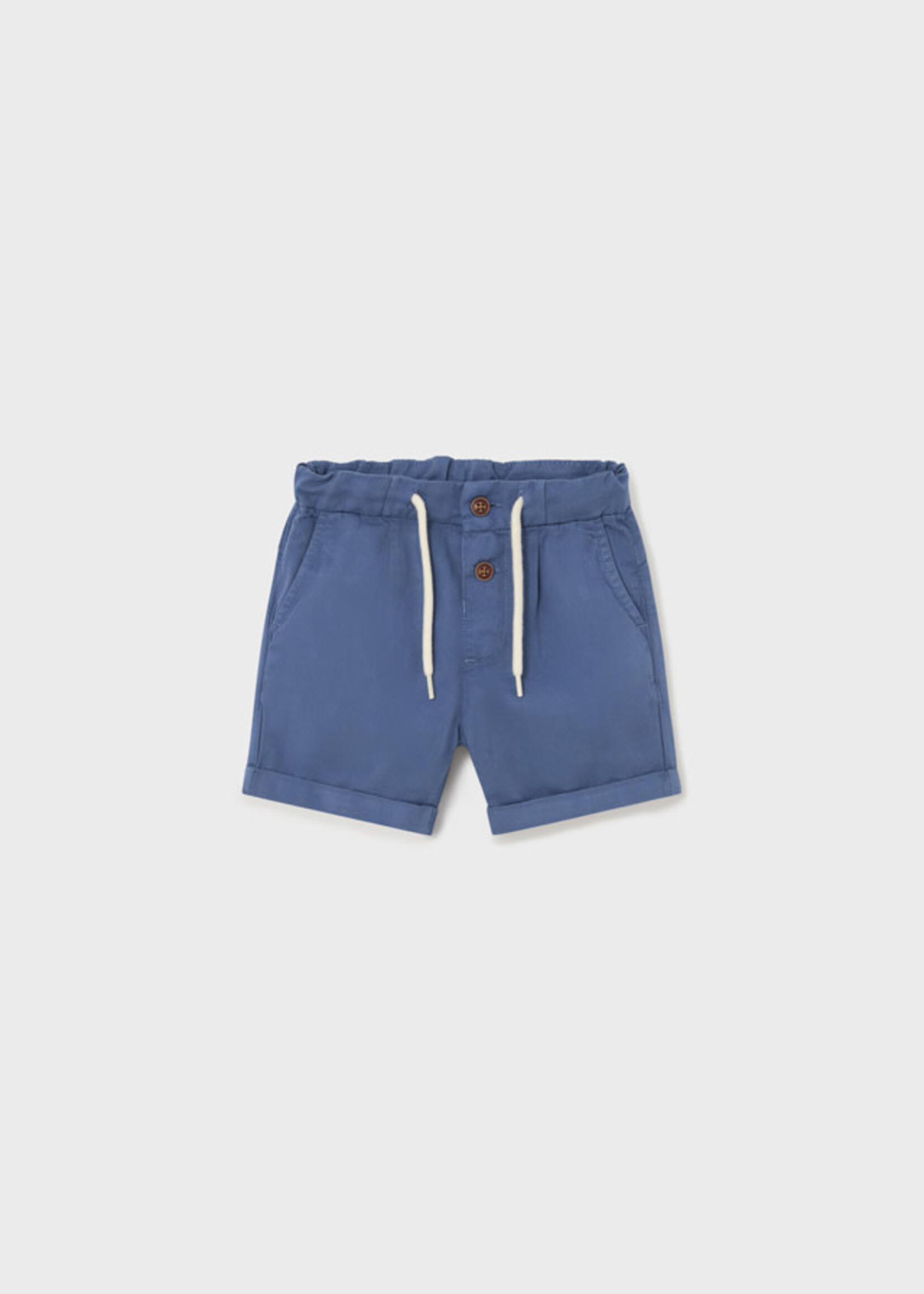 Mayoral Mayoral linen relax shorts Indigo - 24 01227