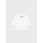 Mayoral Mayoral L/s shirt and bowtie White - 24 01196