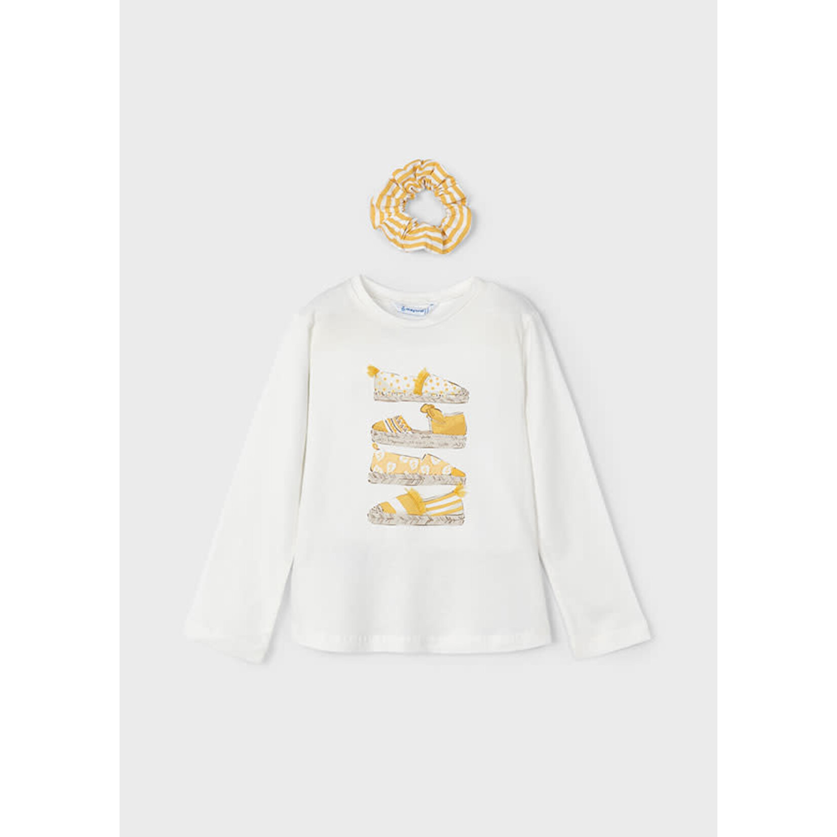 Mayoral Mayoral L/s t-shirt Natural - 24 03092