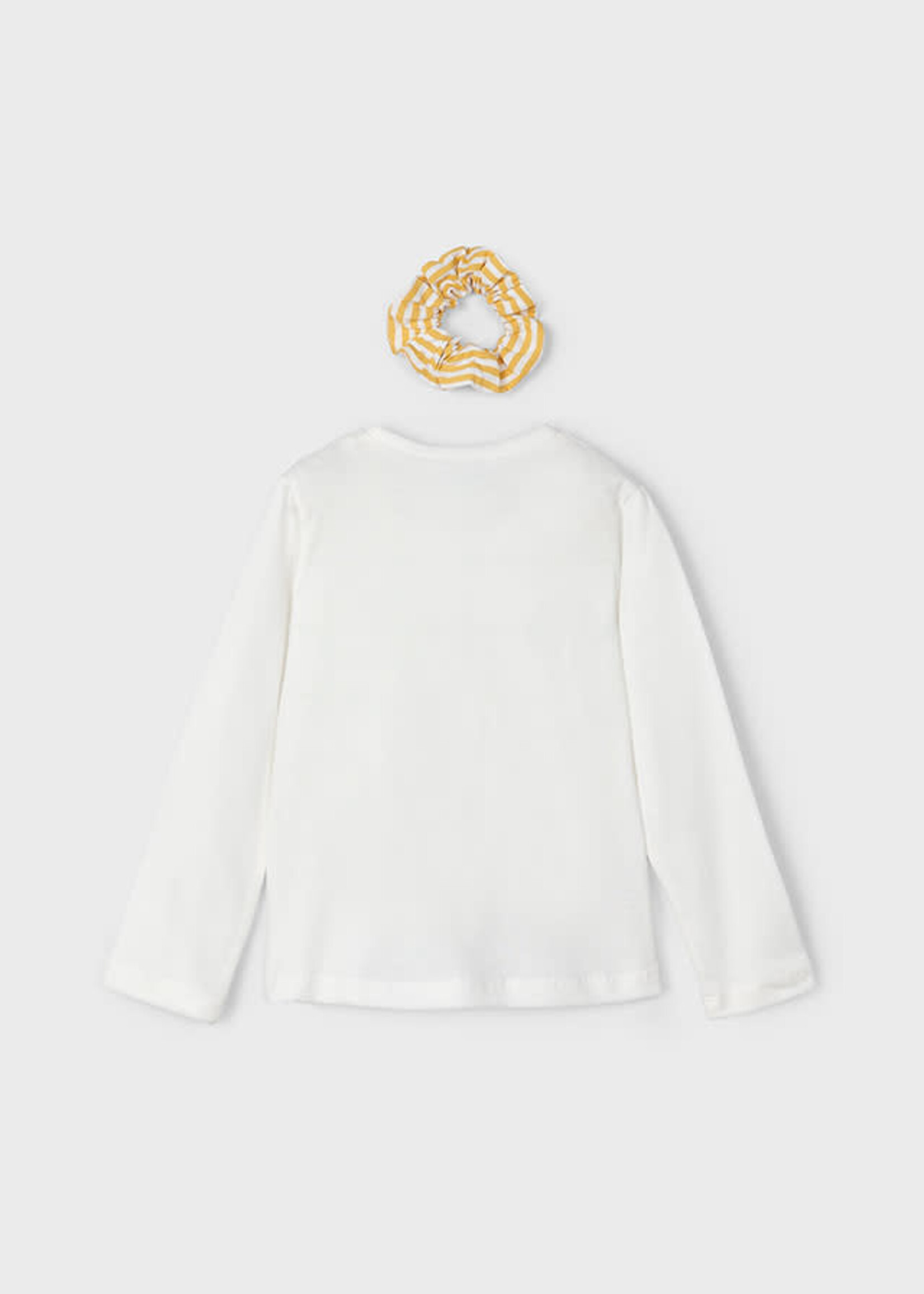 Mayoral Mayoral L/s t-shirt Natural - 24 03092