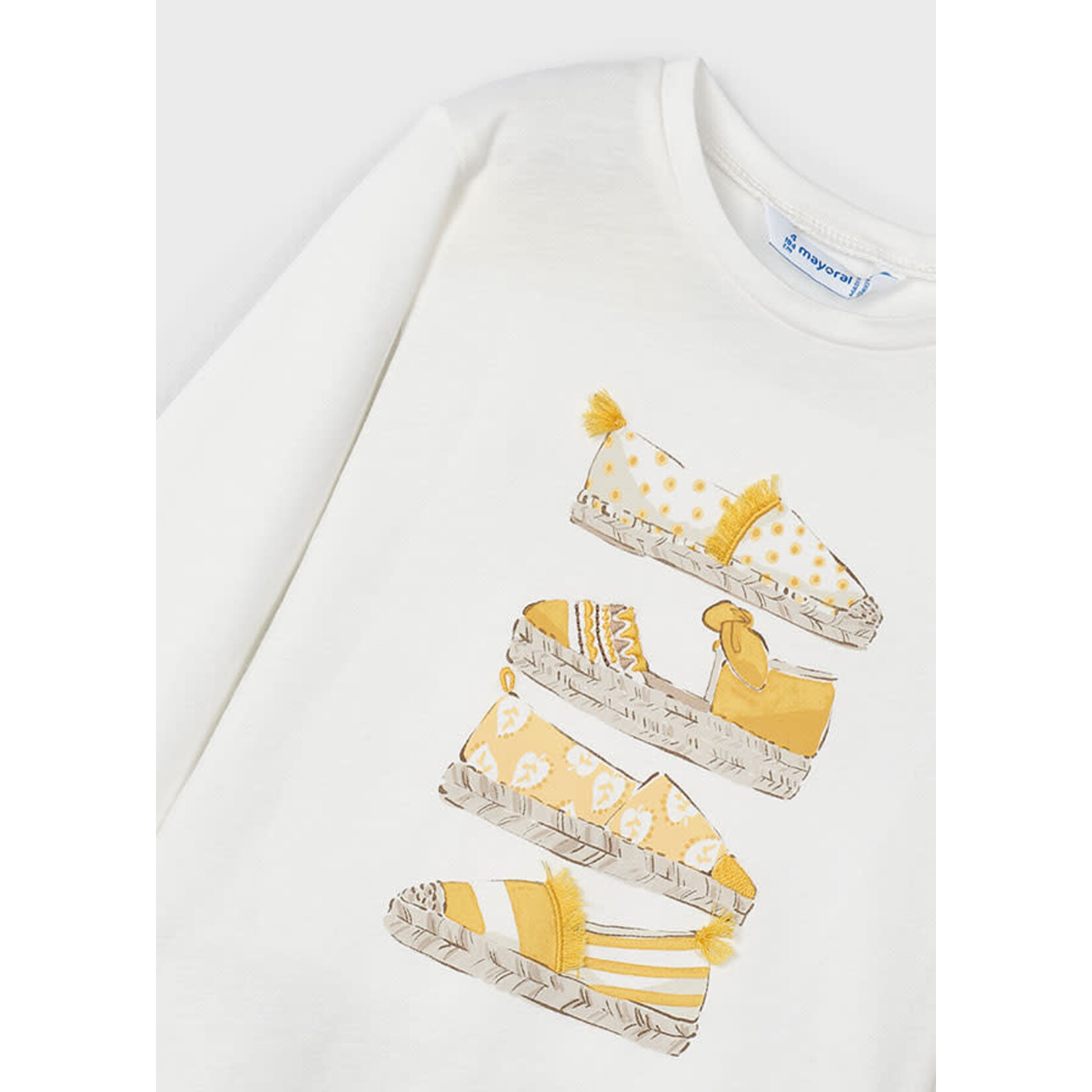 Mayoral Mayoral L/s t-shirt Natural - 24 03092