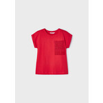 Mayoral Mayoral S/s crochet t-shirt Granadine - 24 03087